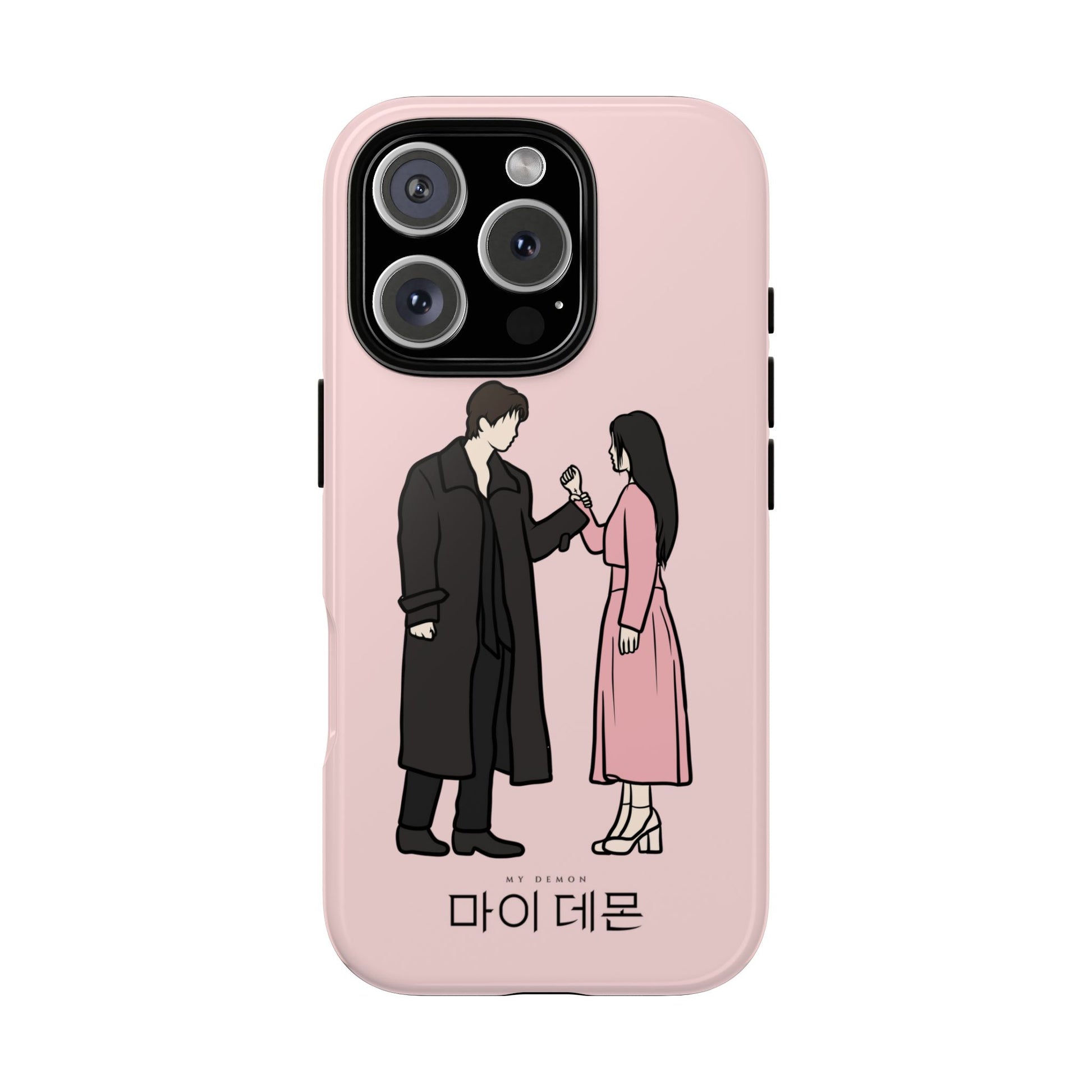 My Demon K-Drama Phone Case – Enchanted Tough Case for Korean Drama Fans and Illustration Art Lovers