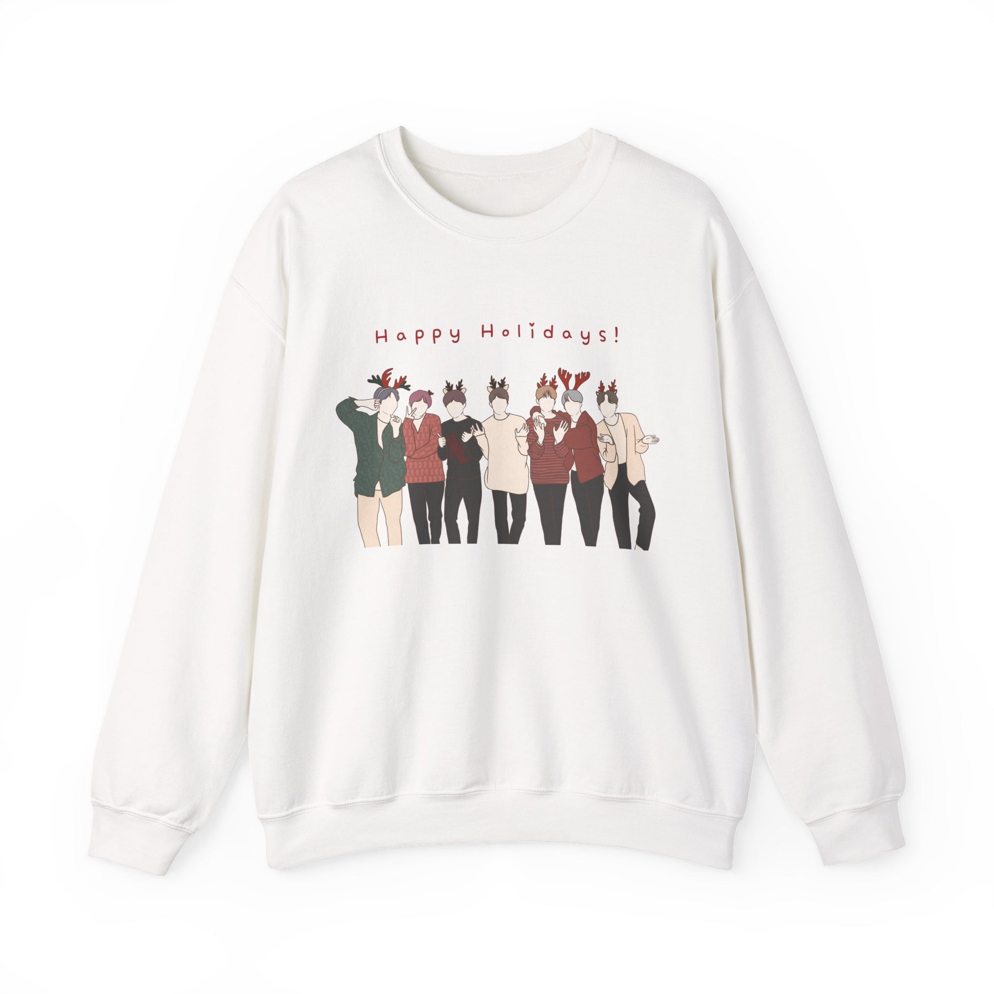Kpop Christmas Sweatshirt – Festive Holiday Pullover for Korean Pop Fans and Seasonal Gift Lovers