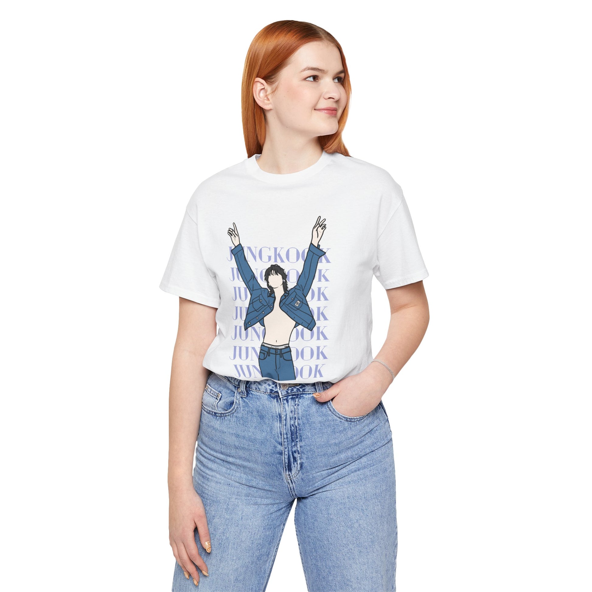 Jungkook-Inspired T-Shirt – Unisex Kpop Tee Featuring CK Style Design