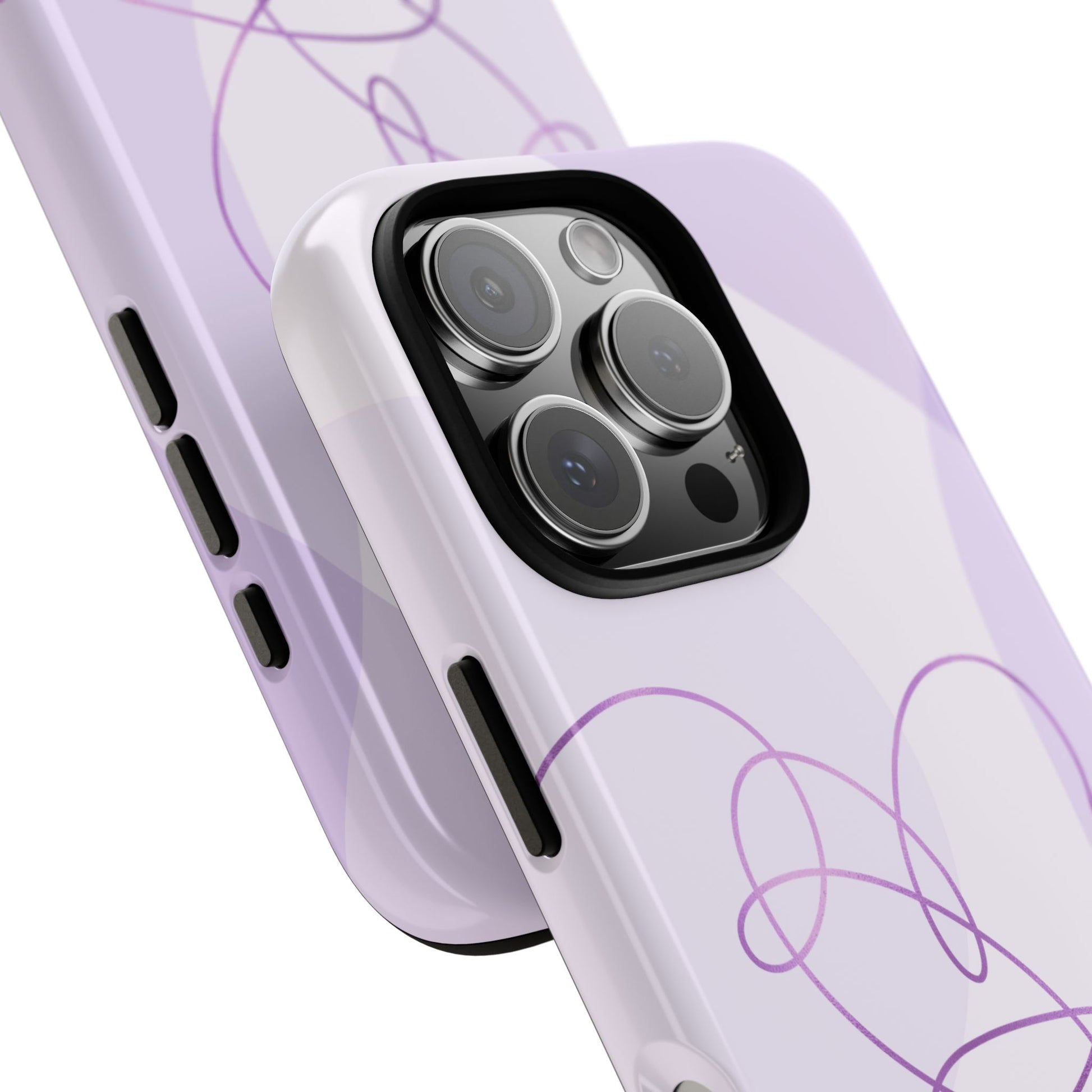 Purple Heart Kpop Phone Case – ‘Love Yourself’ Inspired Tough Case Gift for Korean Pop Fans