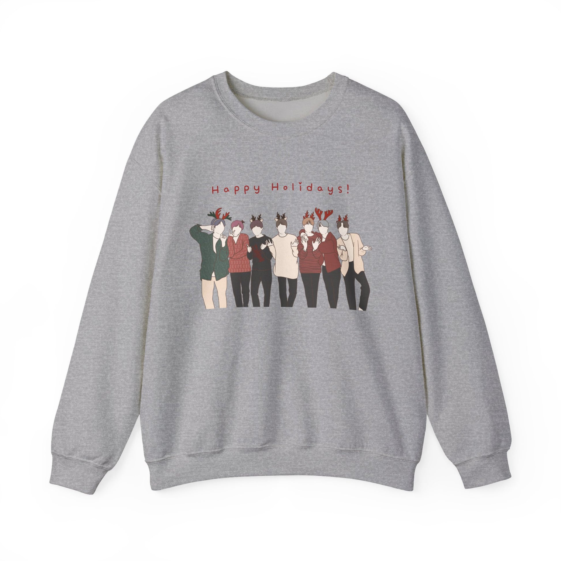 Kpop Christmas Sweatshirt – Festive Holiday Pullover for Korean Pop Fans and Seasonal Gift Lovers