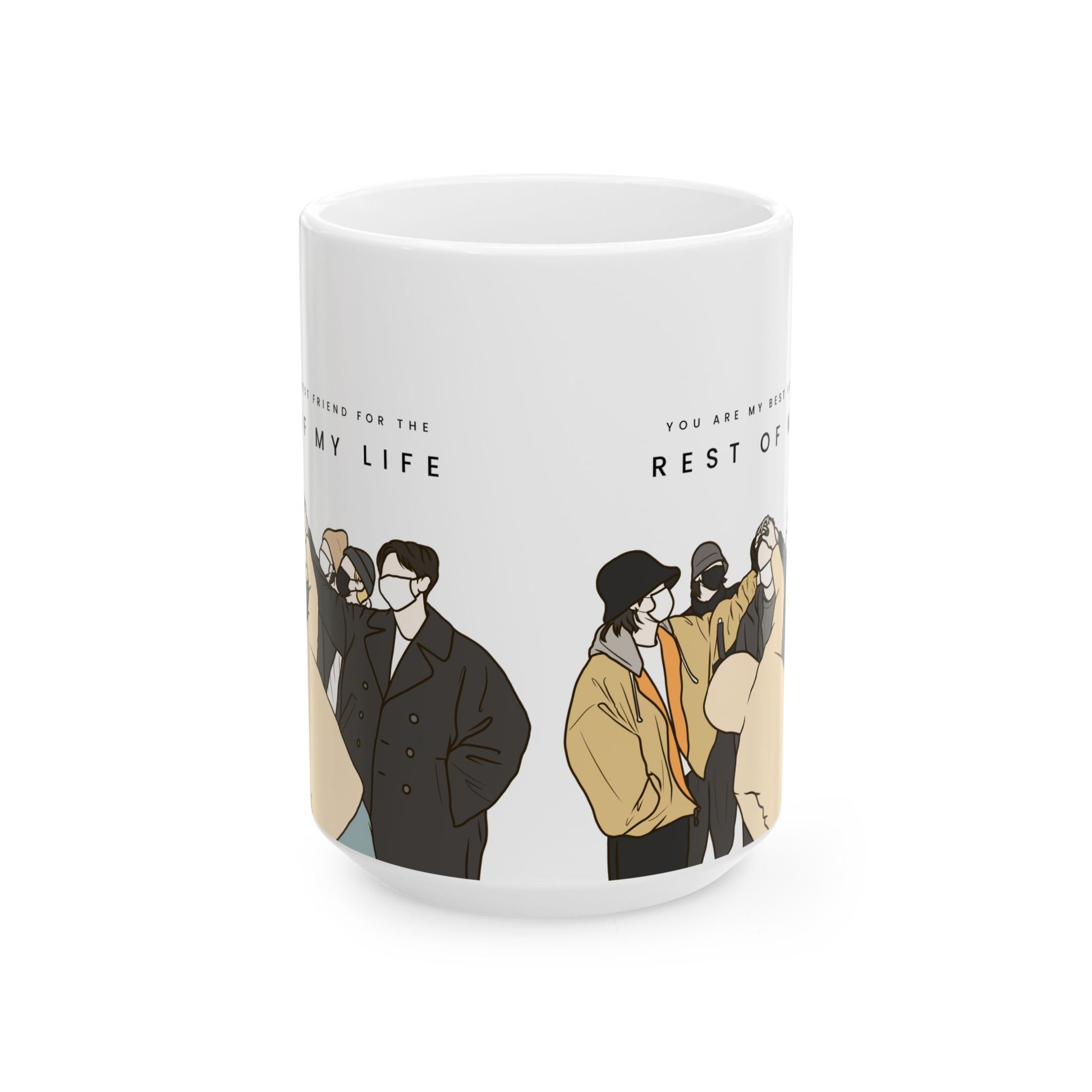 Rest of My Life Kpop Mug – Minimal Accent Gift for Fans with Soft Vibes