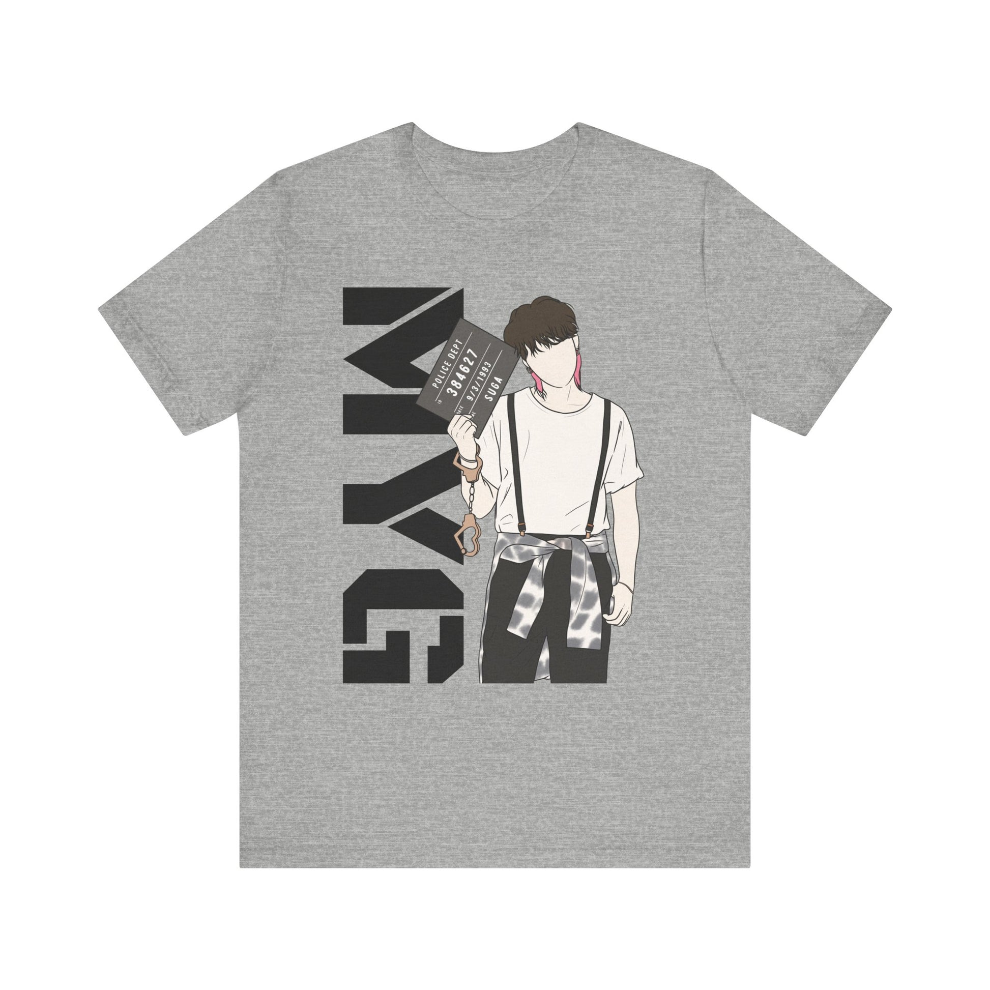 Suga, Min Yoongi-Inspired Kpop T-Shirt for ARMY – Fanart Tee for Korean Music Fans
