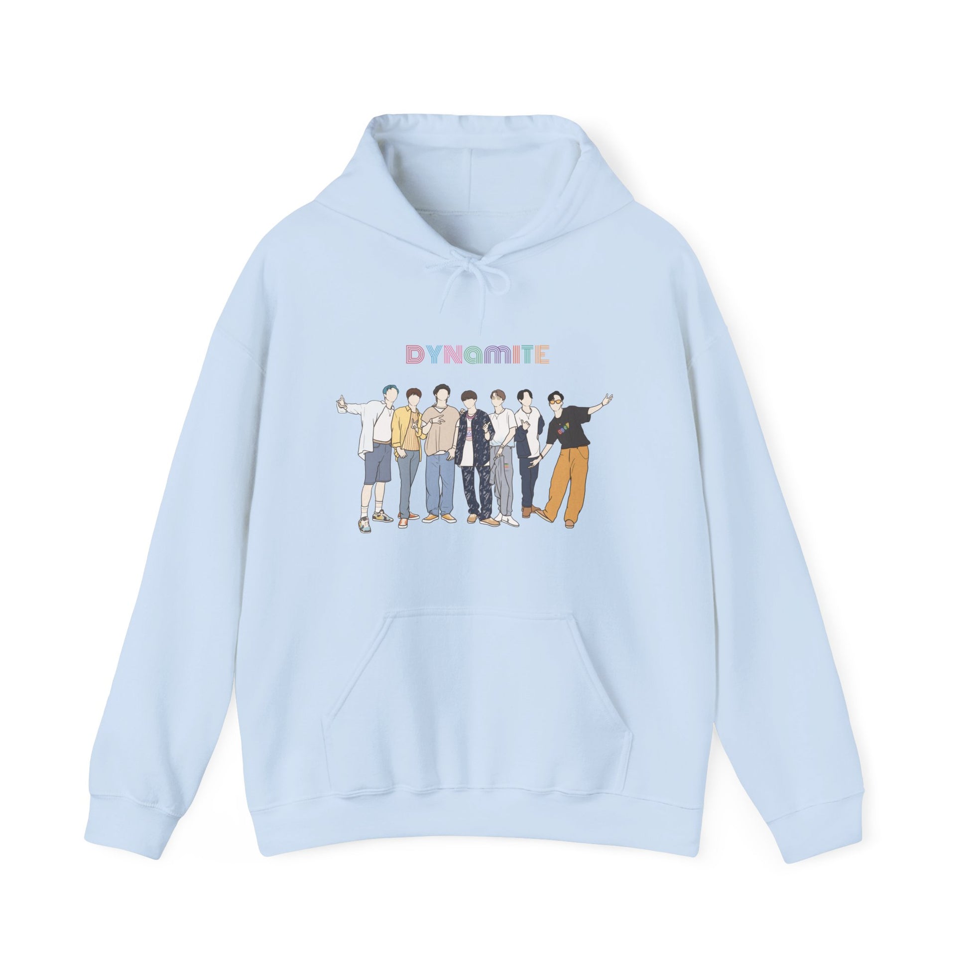 Dynamite-Inspired Kpop Hoodie – Retro Vibe Hooded Sweatshirt for ARMY and Korean Pop Fans