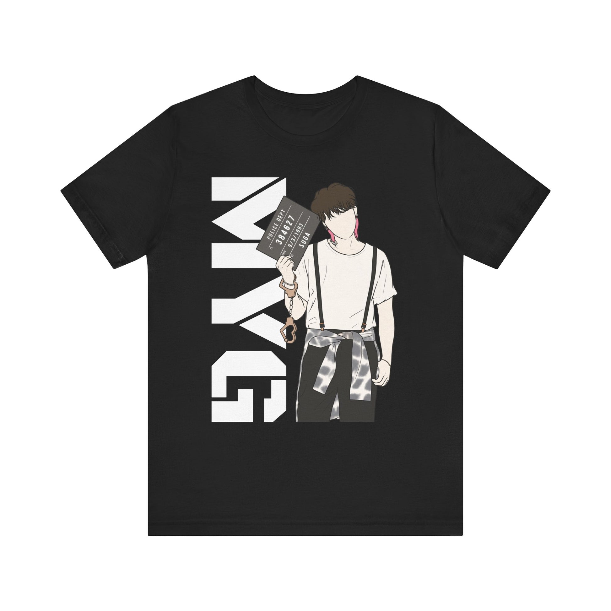 Suga, Min Yoongi-Inspired Kpop T-Shirt for ARMY – Fanart Tee for Korean Music Fans
