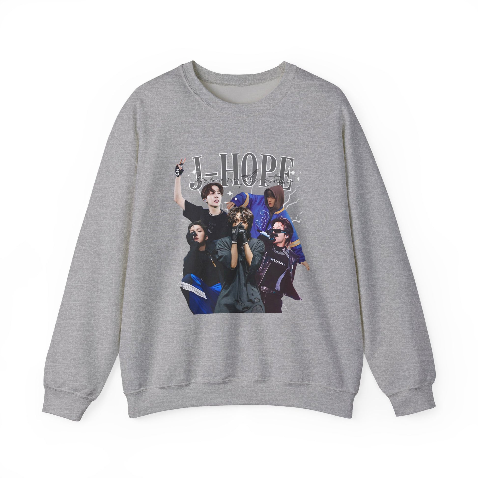 J-Hope ‘Hope on the Stage’ Kpop Sweatshirt – Unisex Crewneck for ARMY and Korean Pop Merch Lovers