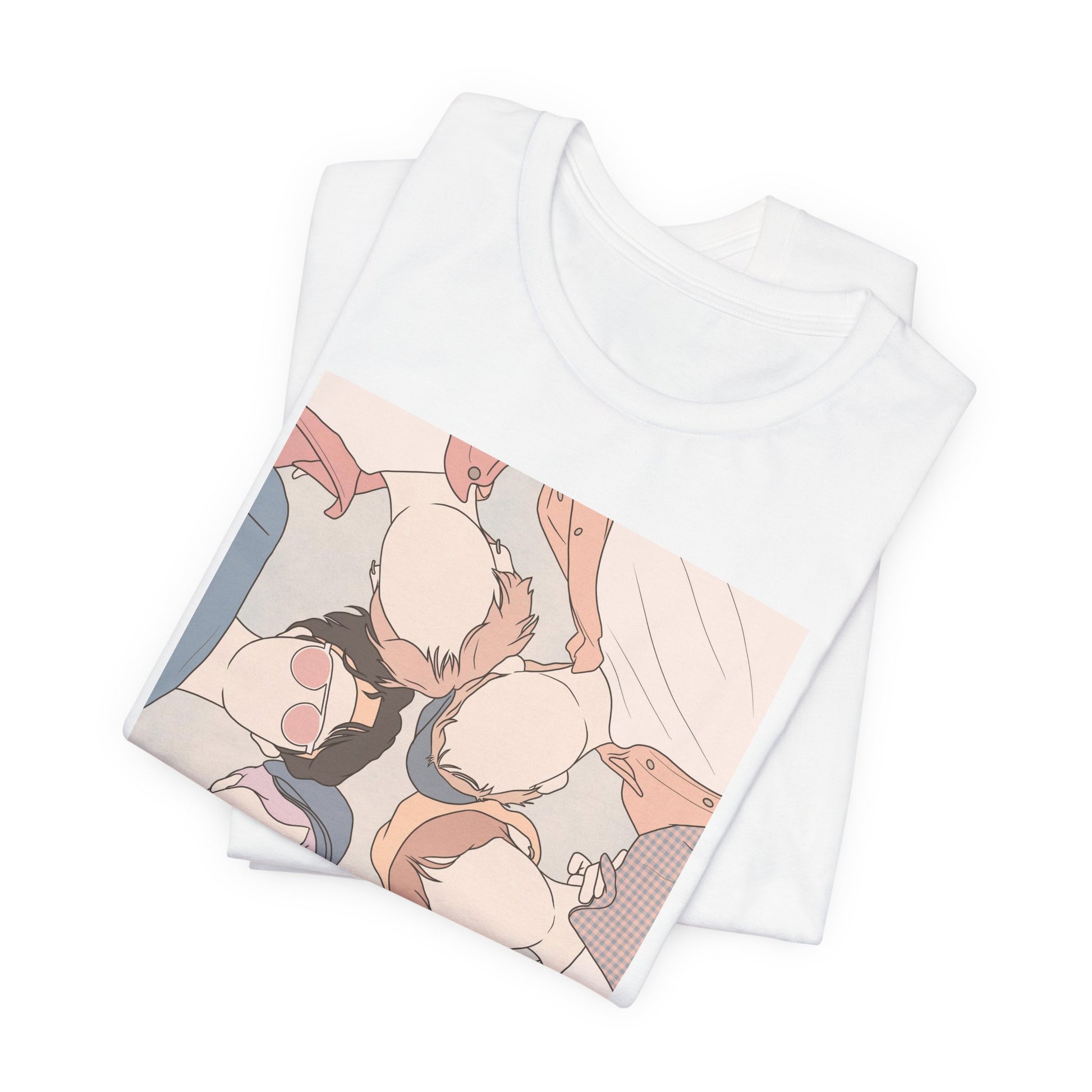 Bangtan-Inspired Kpop T-Shirt – Unisex Friendship Tee for ARMY and Fans