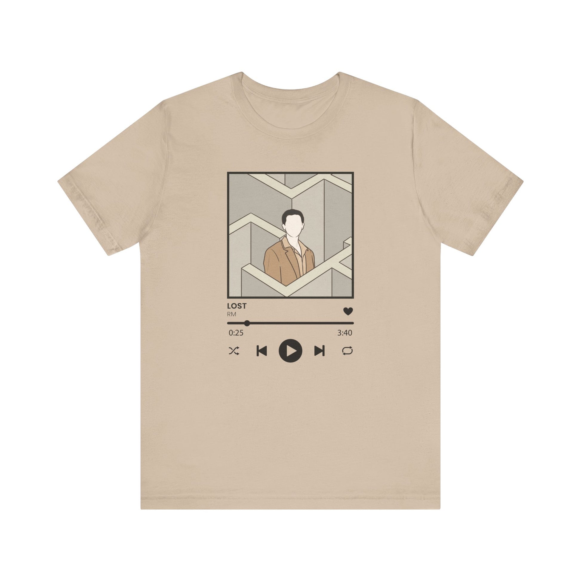 RM Lost-Inspired Kpop T-Shirt – Namjoon Fan Tee for ARMY and Korean Pop Lovers