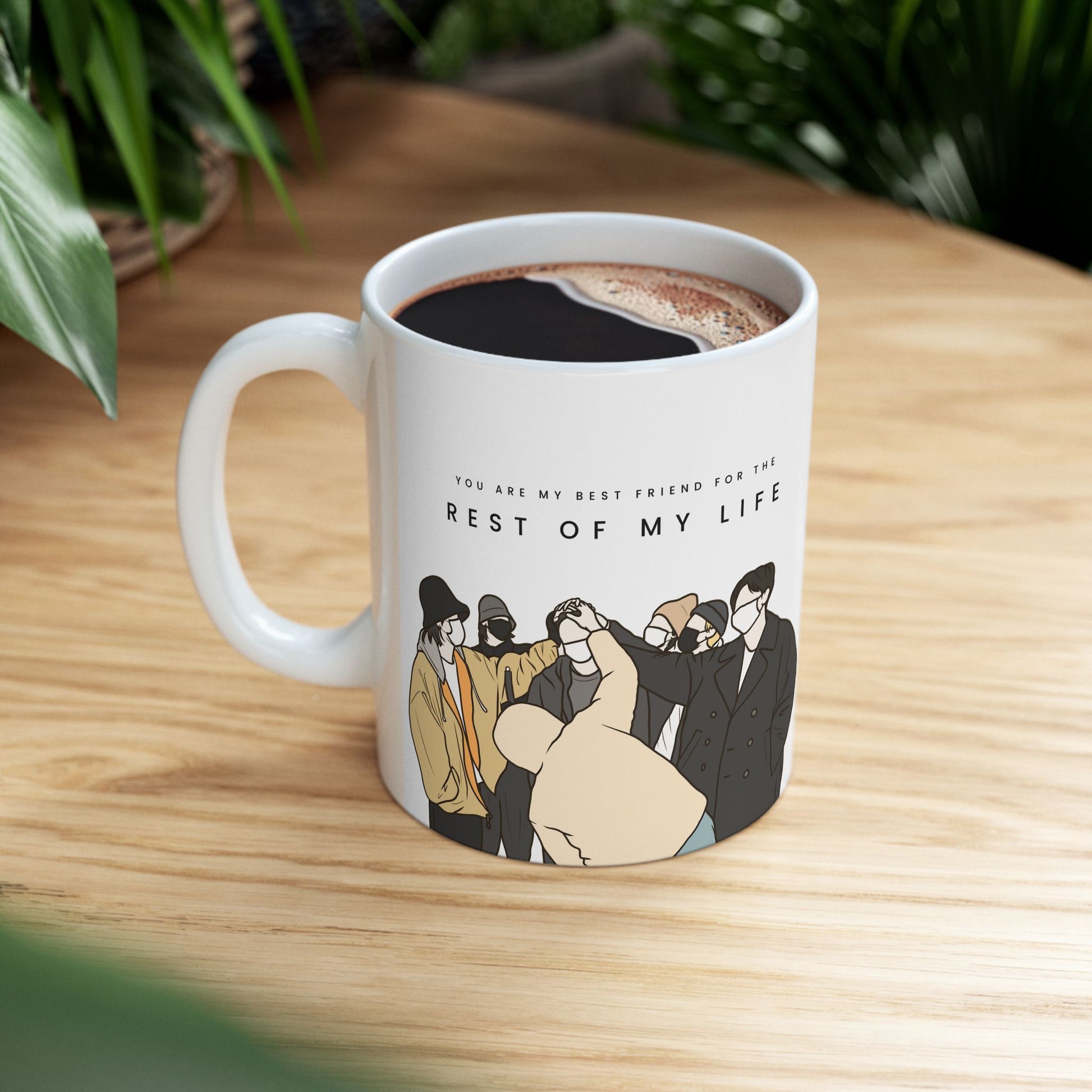 Rest of My Life Kpop Mug – Minimal Accent Gift for Fans with Soft Vibes