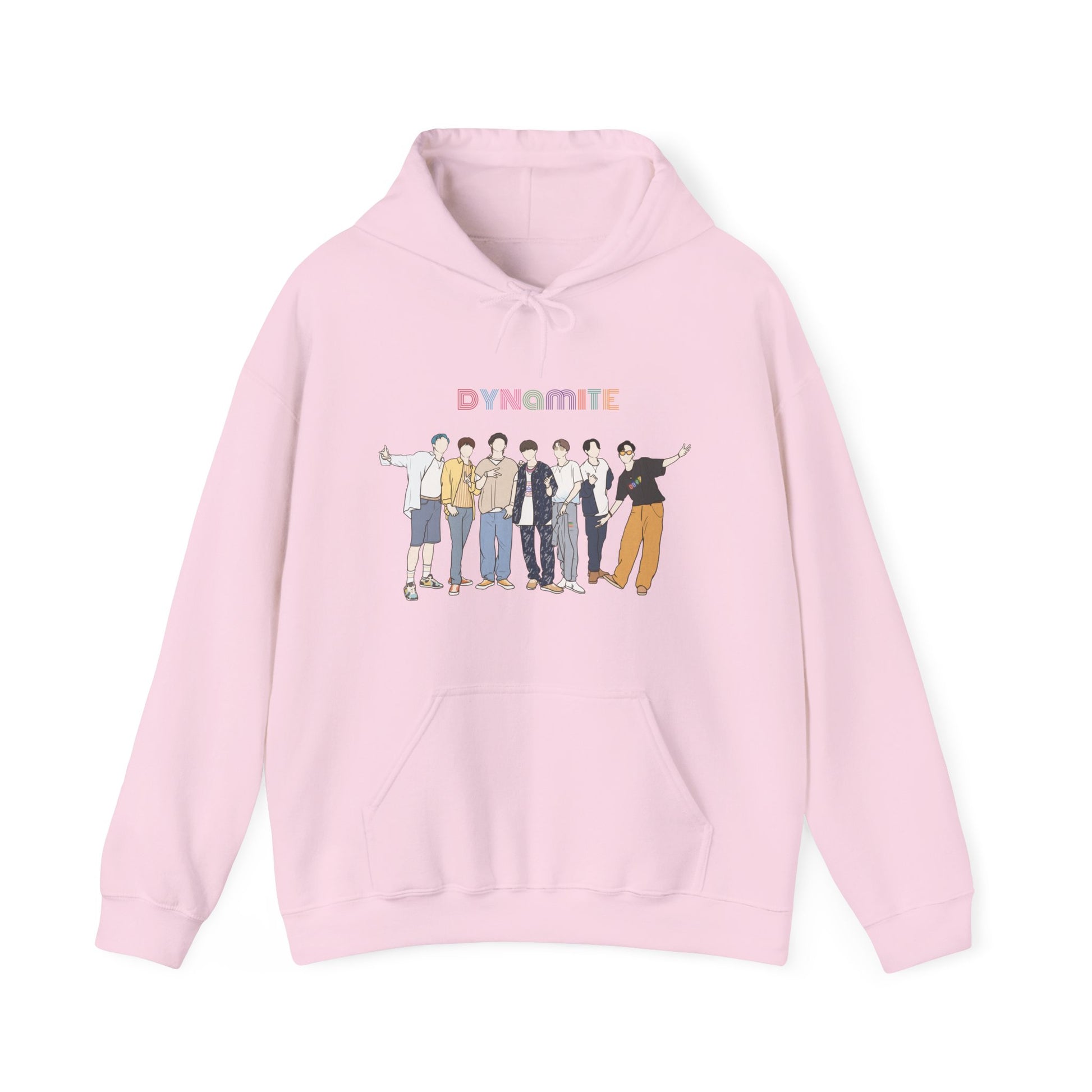 Dynamite-Inspired Kpop Hoodie – Retro Vibe Hooded Sweatshirt for ARMY and Korean Pop Fans