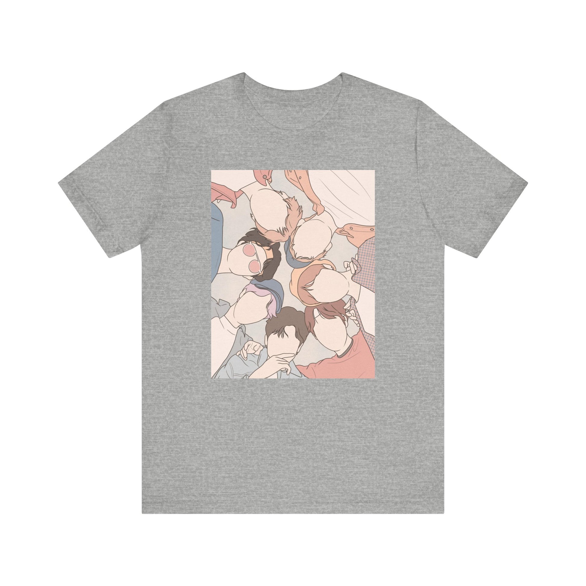 Bangtan-Inspired Kpop T-Shirt – Unisex Friendship Tee for ARMY and Fans