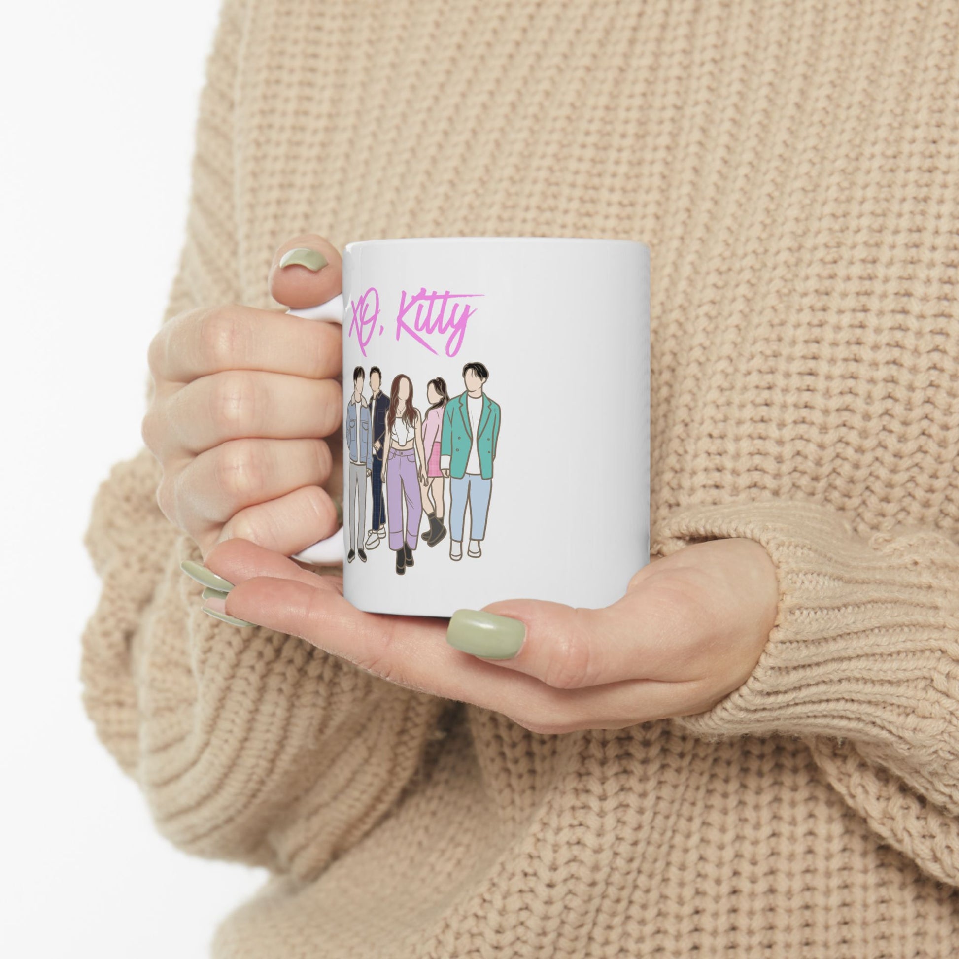 XO, Kitty Mug – Netflix-Inspired Korean Romance Cup for Young Drama Fans