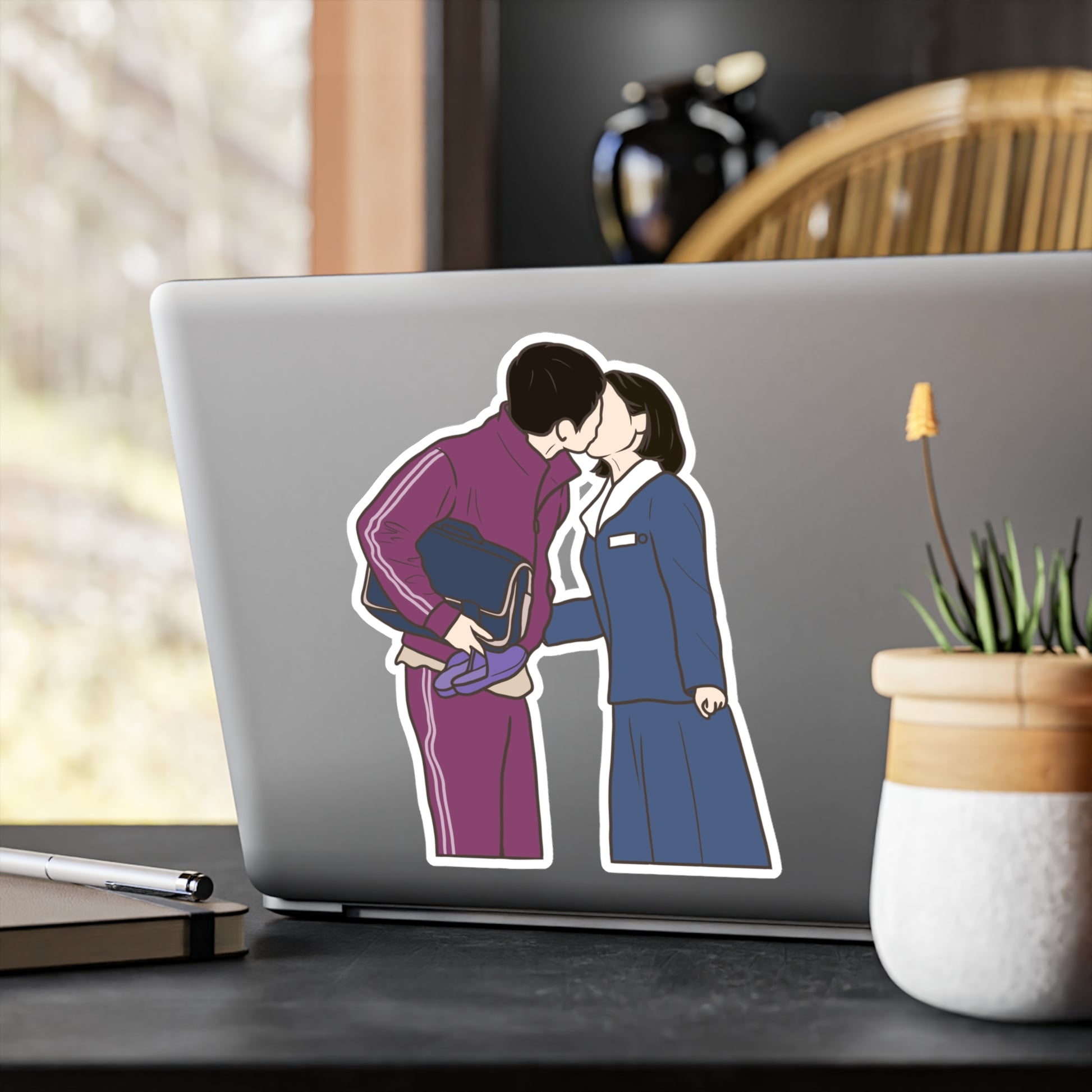 When Life Gives You Tangerines Kdrama Sticker – Kiss-Cut Fanart for Fans of Quiet Healing Dramas