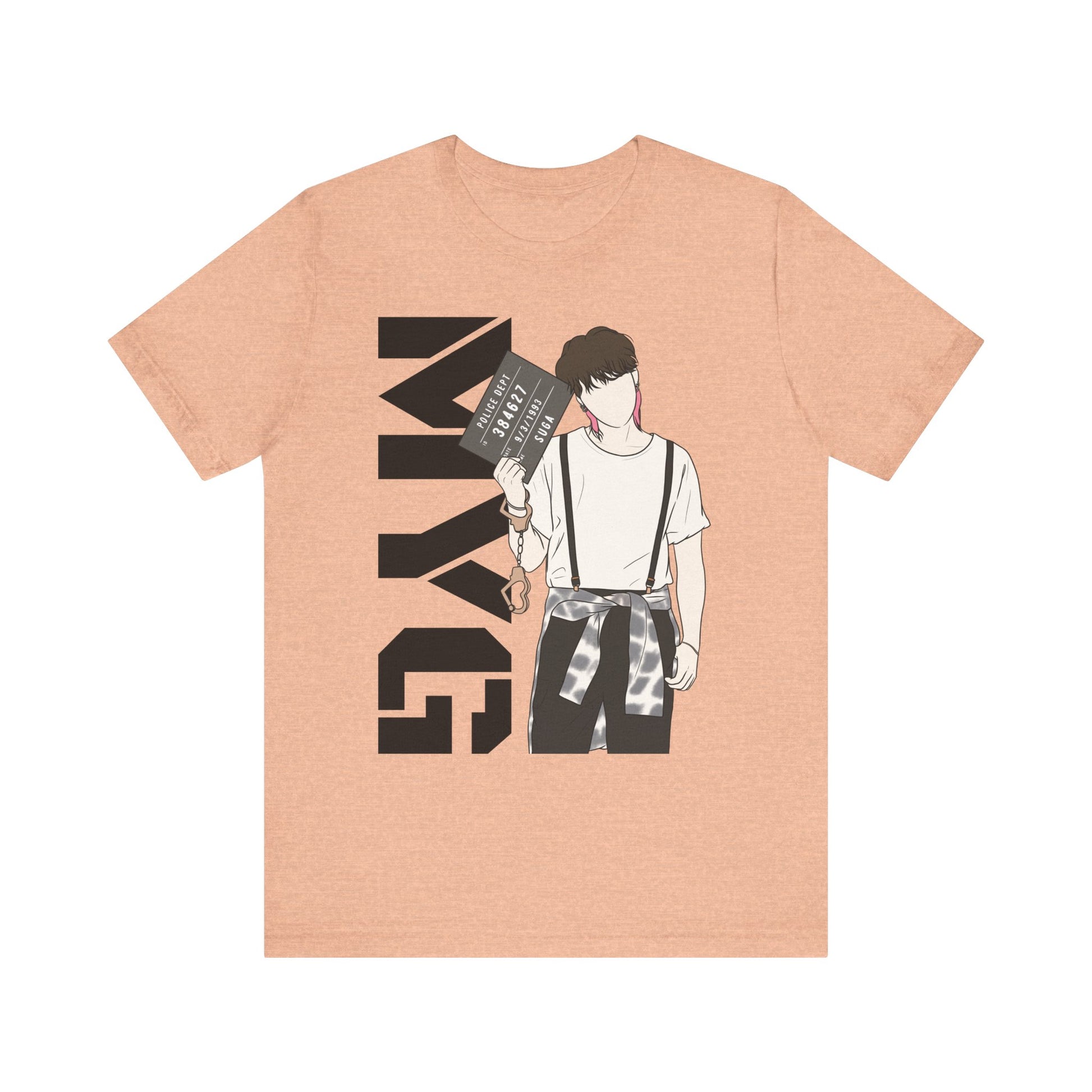Suga, Min Yoongi-Inspired Kpop T-Shirt for ARMY – Fanart Tee for Korean Music Fans