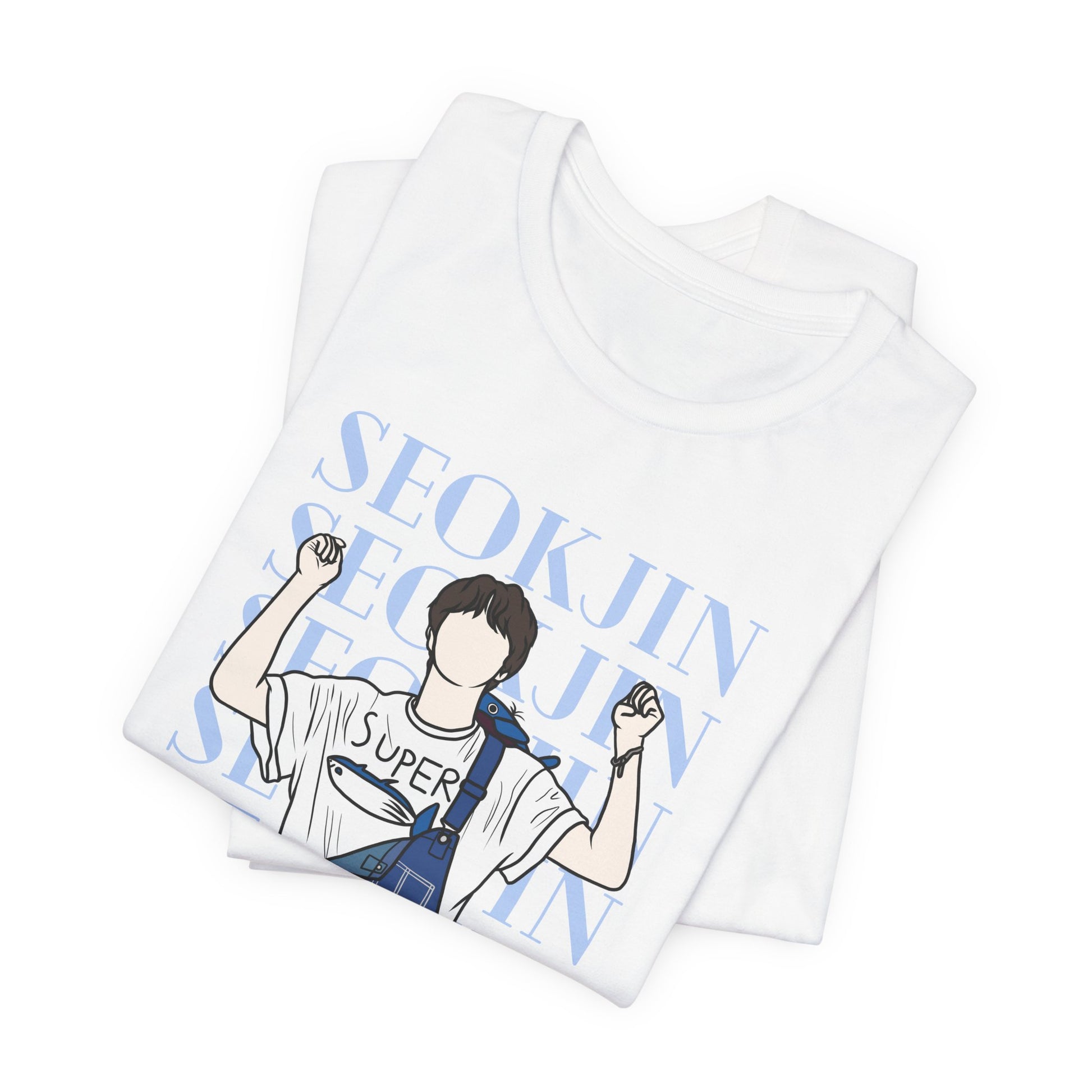 Super Tuna-Inspired Kpop T-Shirt – Fun Unisex Tee for ARMY and Jin Fans