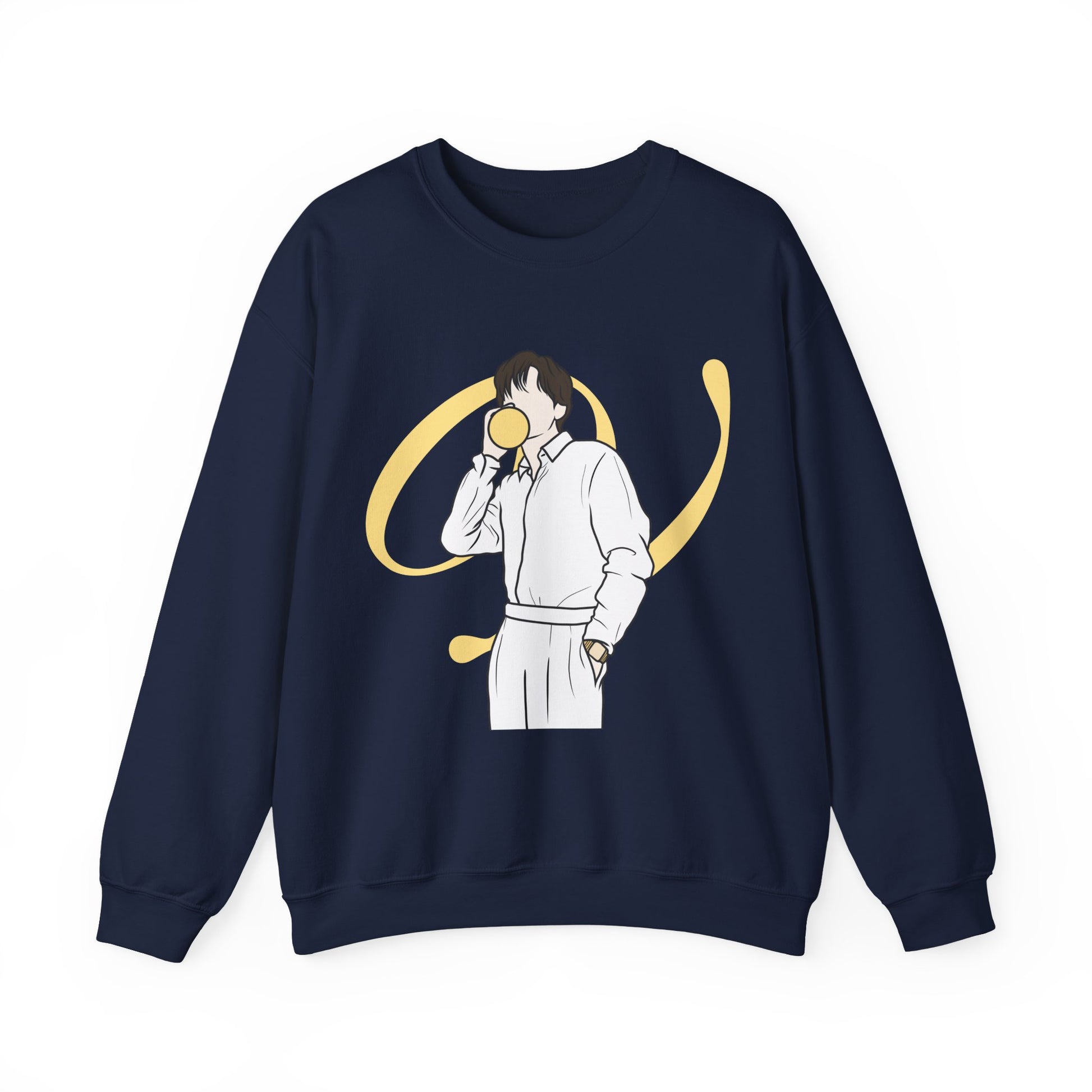 Taehyung-Inspired Kpop Sweatshirt – Fanart Unisex Crewneck for ARMY and Bangtan Style Fans