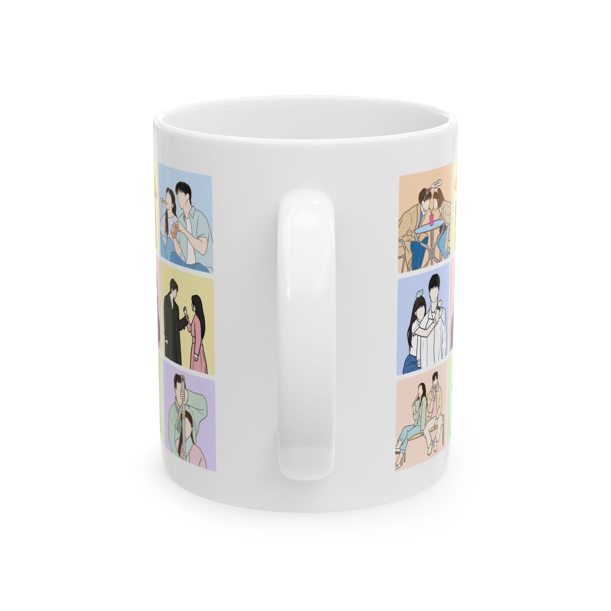 K-Drama Collage Mug – 11oz & 15oz Korean Style Gift for Kdrama Fans