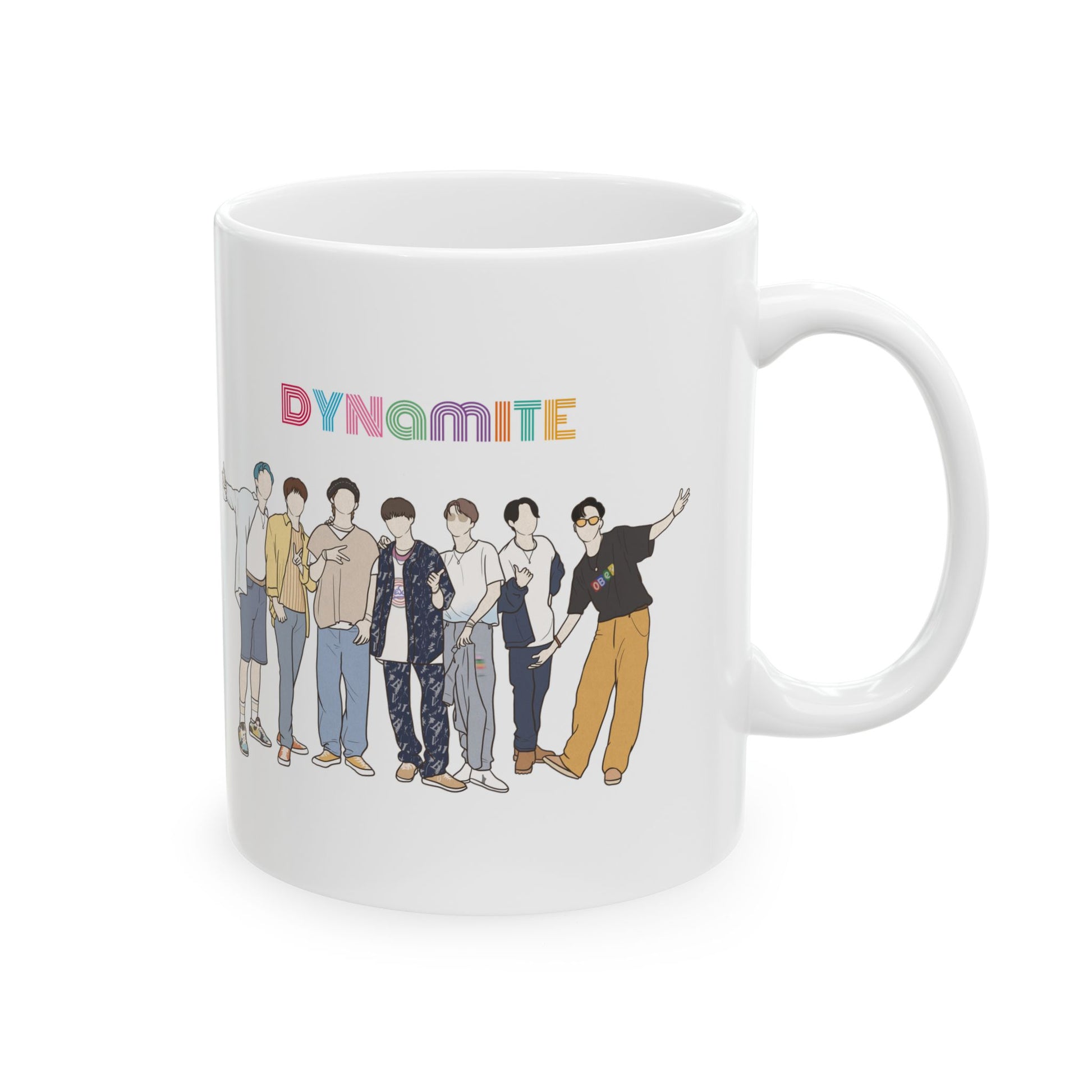 Dynamite-Inspired Kpop Mug – Minimal Aesthetic Fan Gift for Her