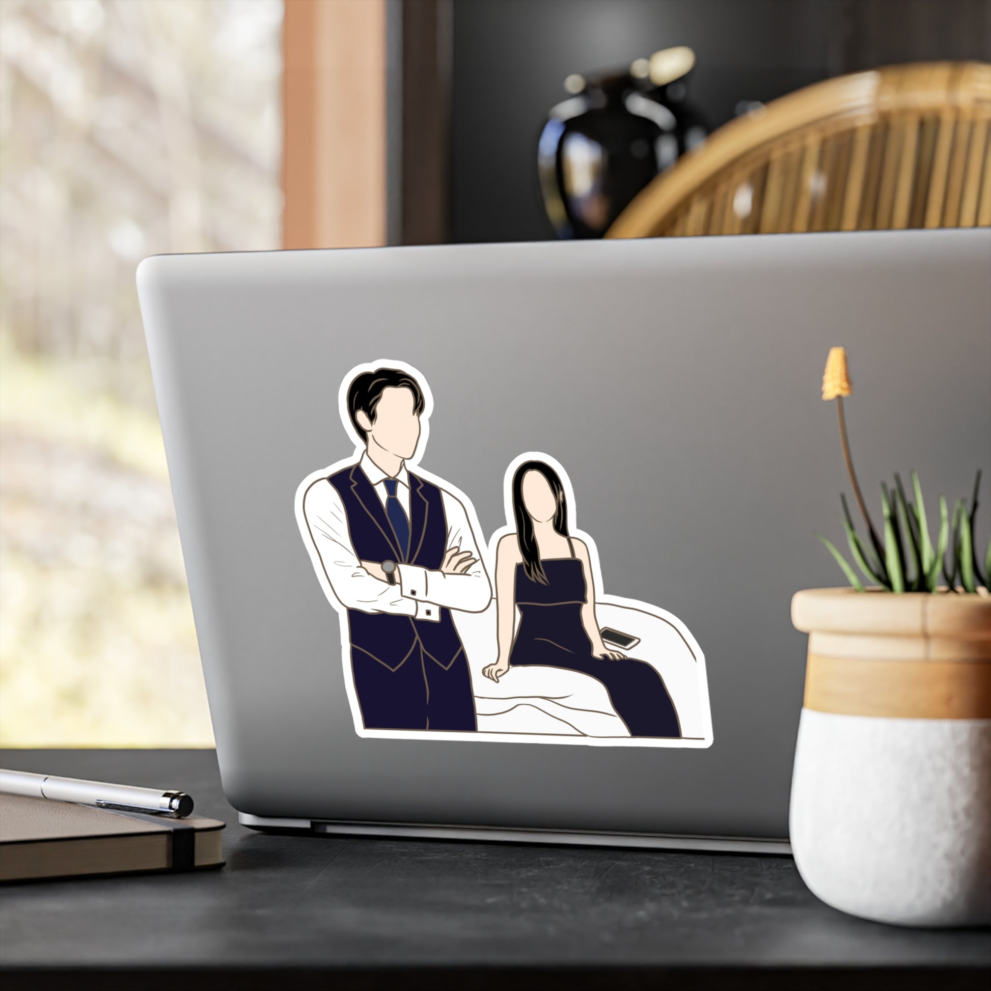 When the Phone Rings Kdrama Sticker – Kiss-Cut Fanart for Mystery Romance Fans
