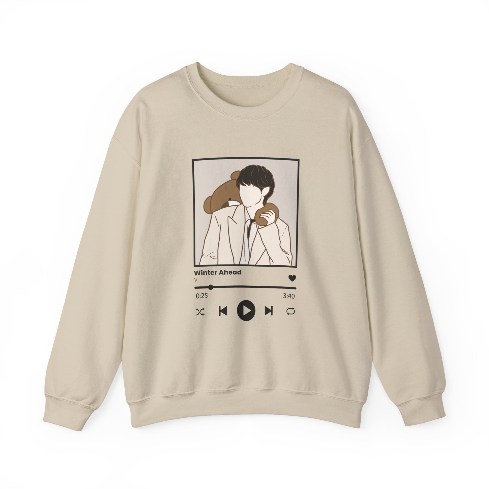 V ‘Winter Ahead’ Kpop Sweatshirt – Serene Crewneck for ARMY and Bangtan Style Fans