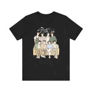 Stray Kids-Inspired Kpop T-Shirt – Unisex Fan Tee for STAY and Korean Music Lovers