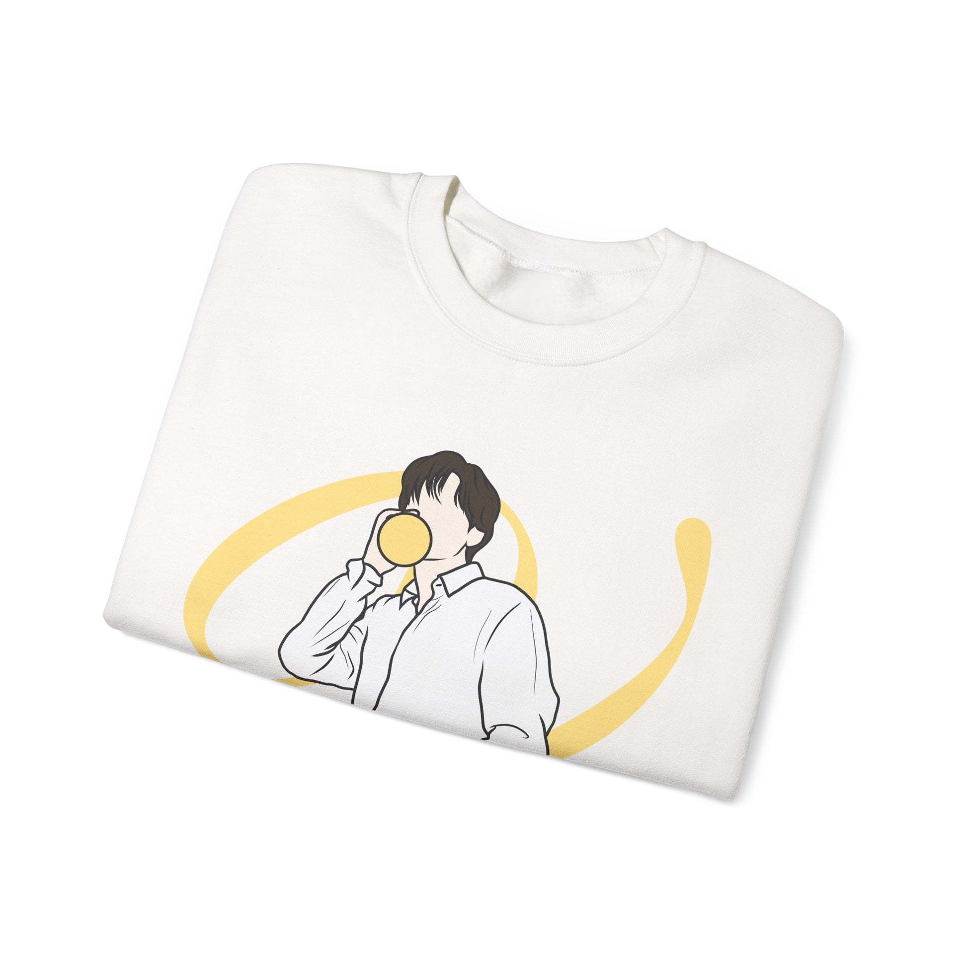 Taehyung-Inspired Kpop Sweatshirt – Fanart Unisex Crewneck for ARMY and Bangtan Style Fans