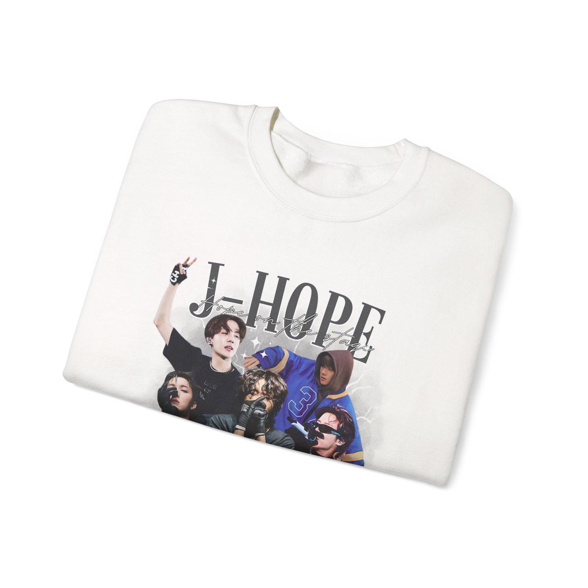J-Hope ‘Hope on the Stage’ Kpop Sweatshirt – Unisex Crewneck for ARMY and Korean Pop Merch Lovers