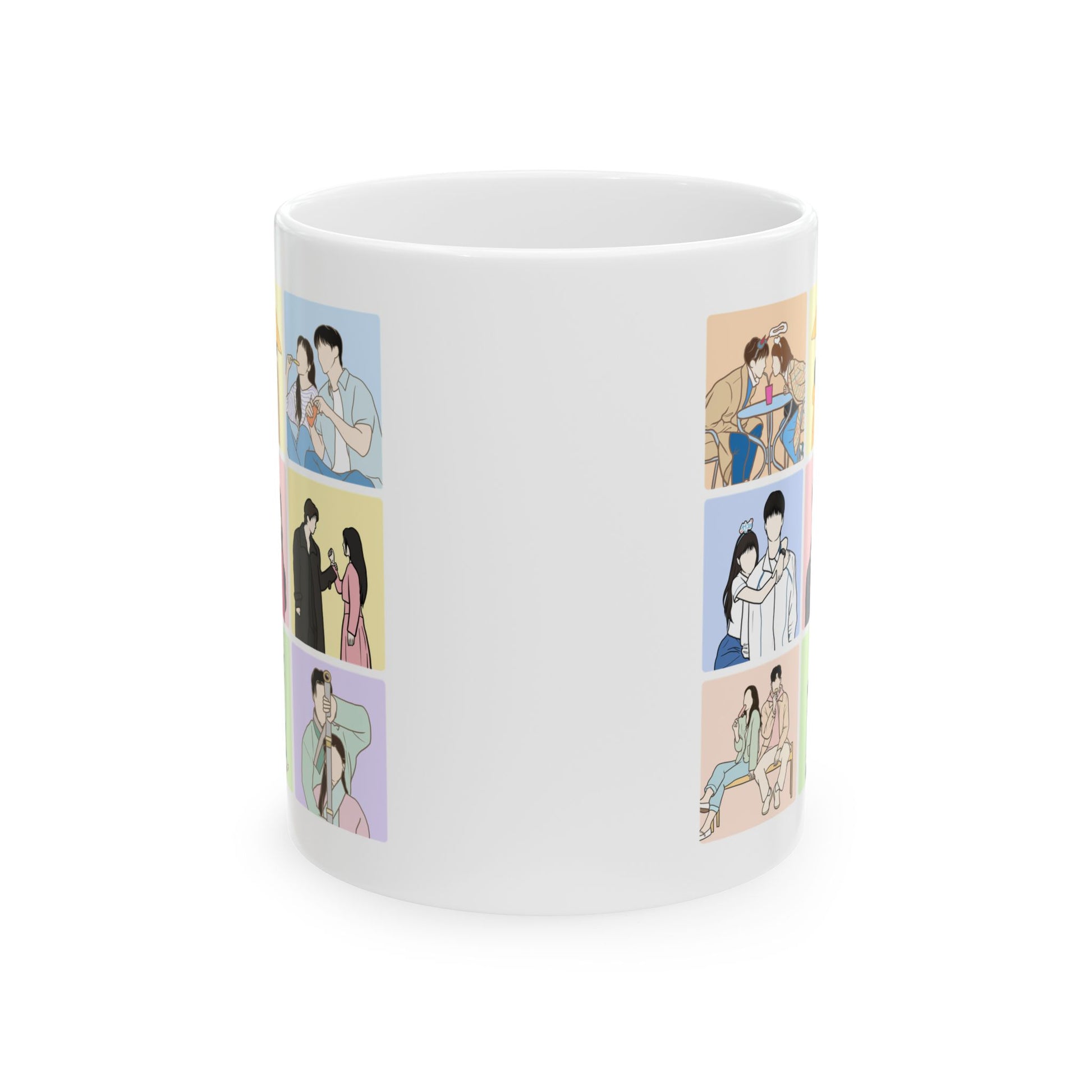 K-Drama Collage Mug – 11oz & 15oz Korean Style Gift for Kdrama Fans