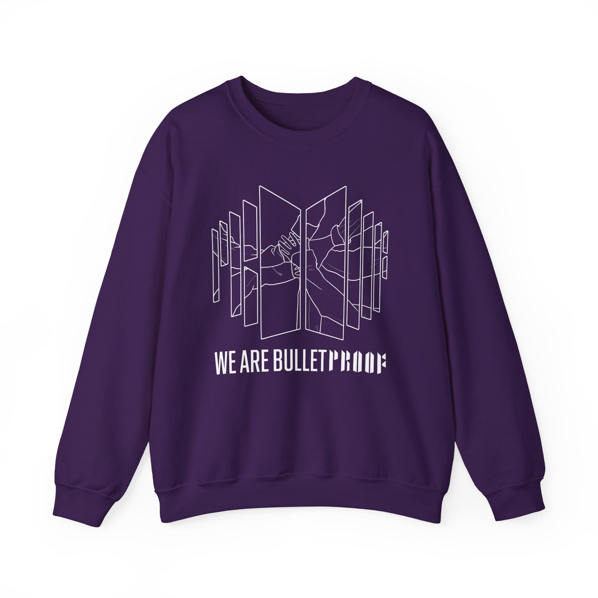 Bulletproof-Inspired Kpop Sweatshirt – Bangtan Proof Album Crewneck for ARMY and Korean Pop Fans