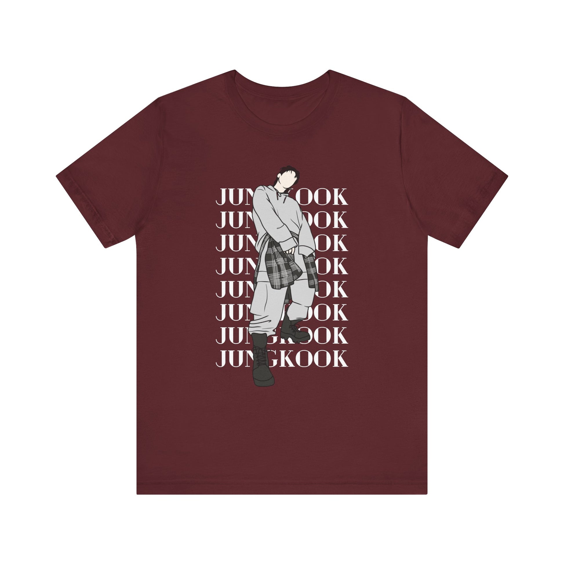 3D Jungkook Fan T-Shirt – Kpop-Inspired Tee for Fans of Korean Boy Groups