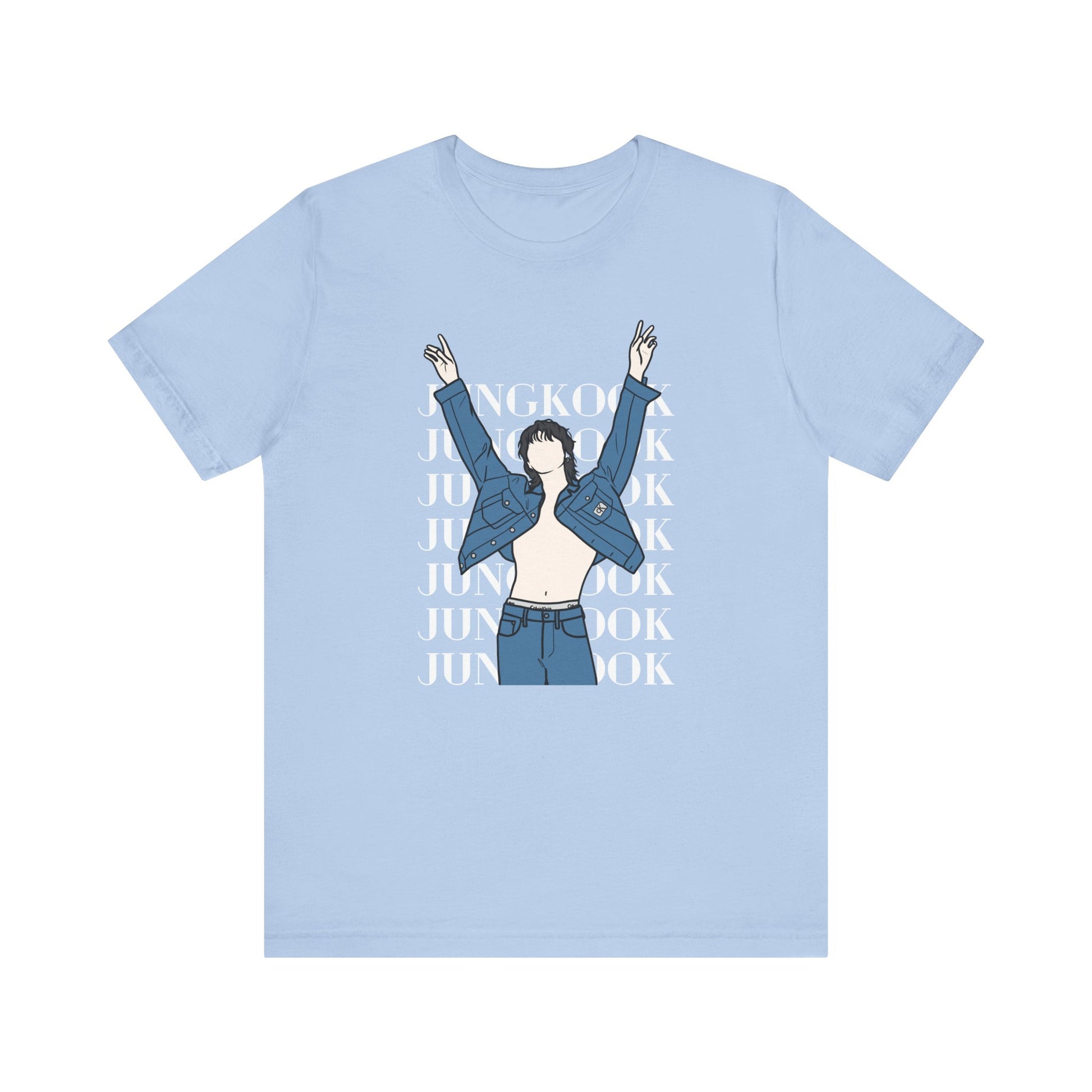 Jungkook-Inspired T-Shirt – Unisex Kpop Tee Featuring CK Style Design
