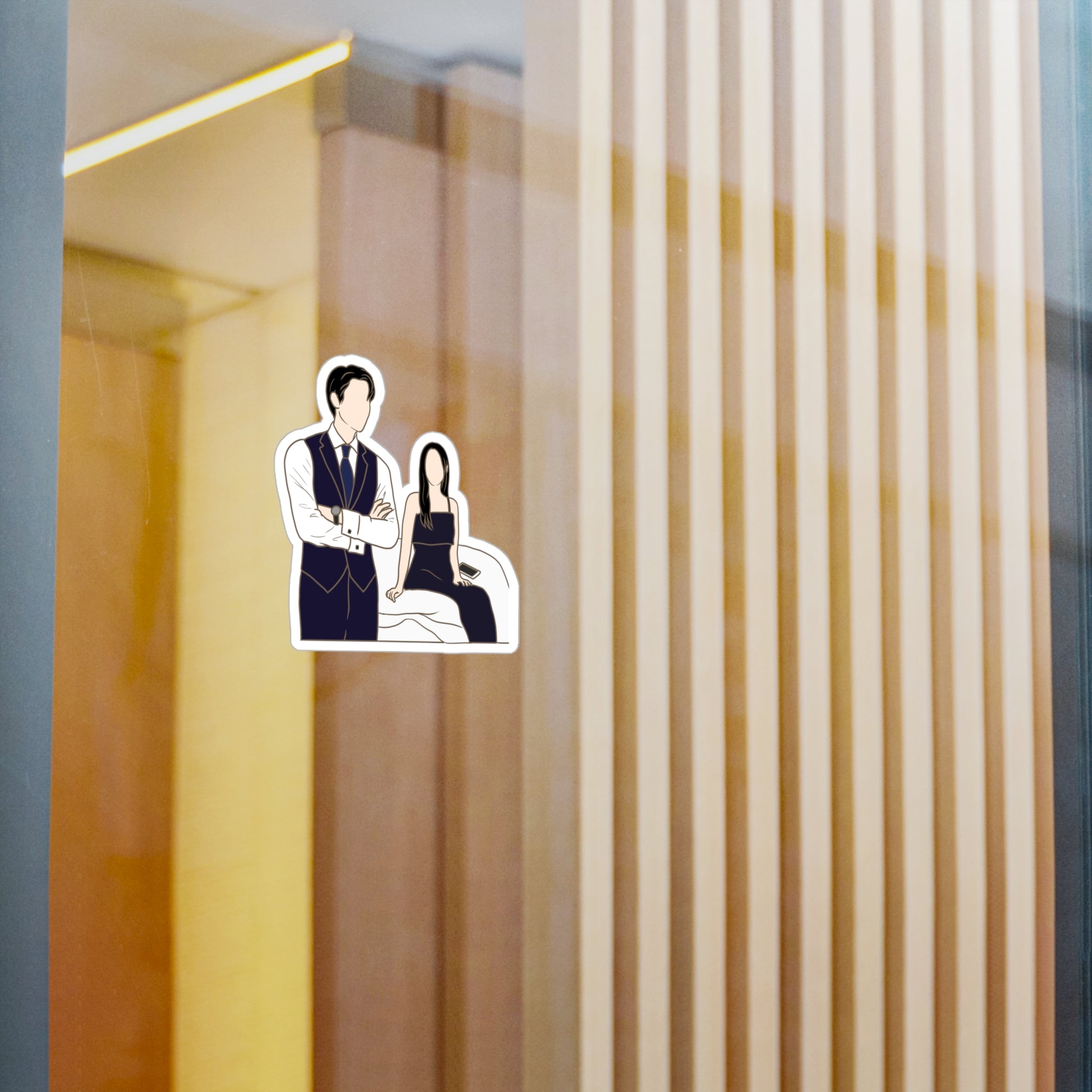 When the Phone Rings Kdrama Sticker – Kiss-Cut Fanart for Mystery Romance Fans