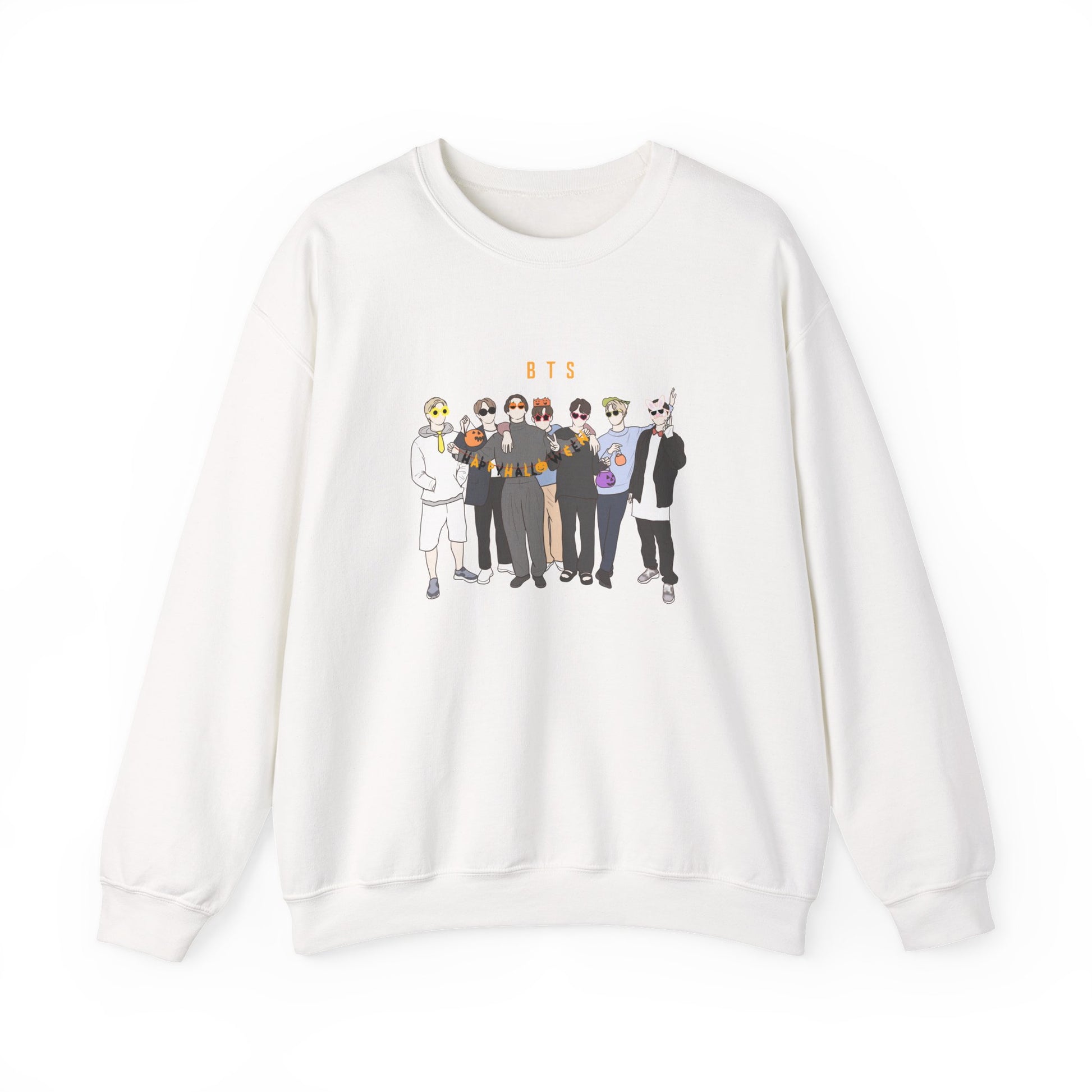 Kpop Halloween Sweatshirt – Spooky Season Crewneck for ARMY and Bangtan-Inspired Fans