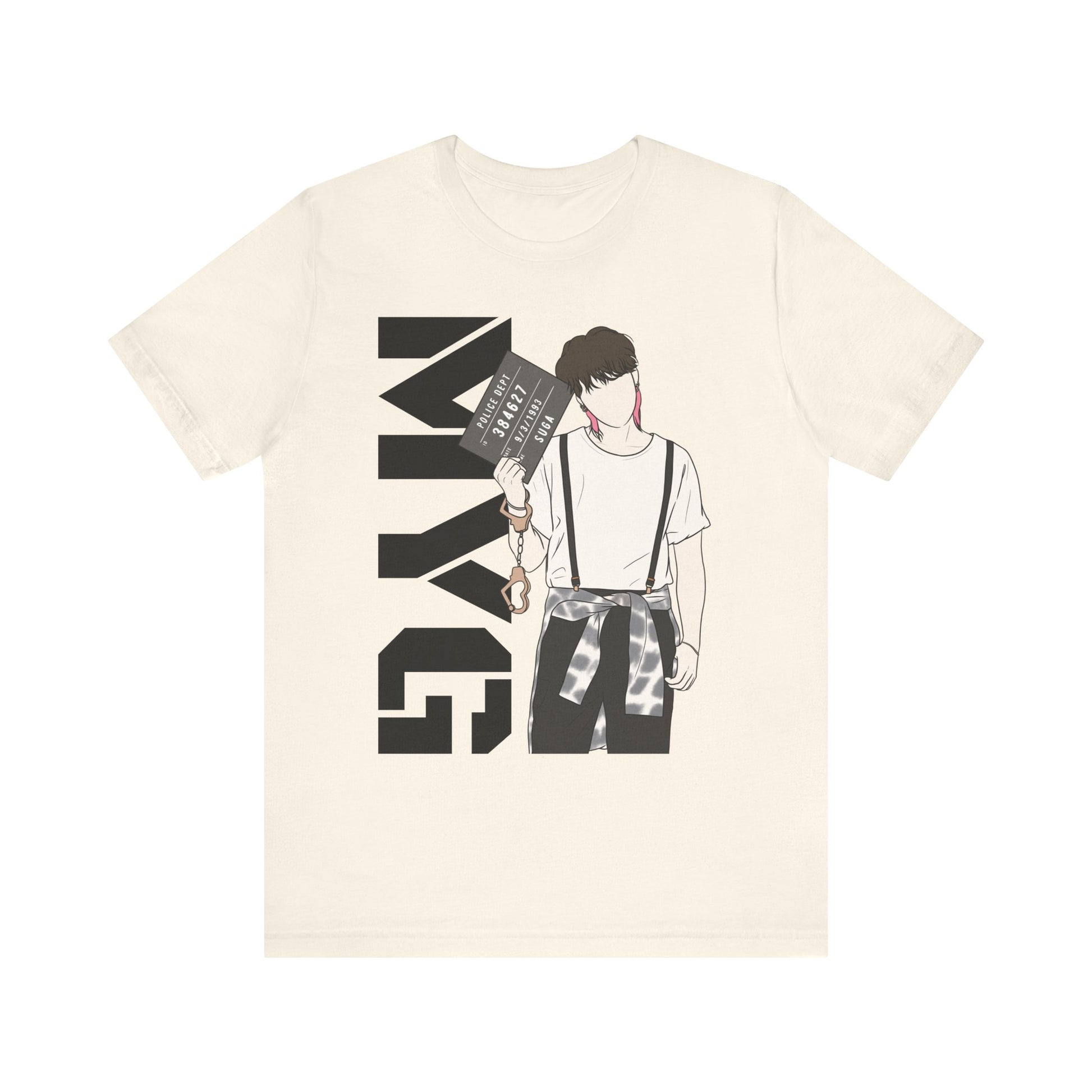 Suga, Min Yoongi-Inspired Kpop T-Shirt for ARMY – Fanart Tee for Korean Music Fans
