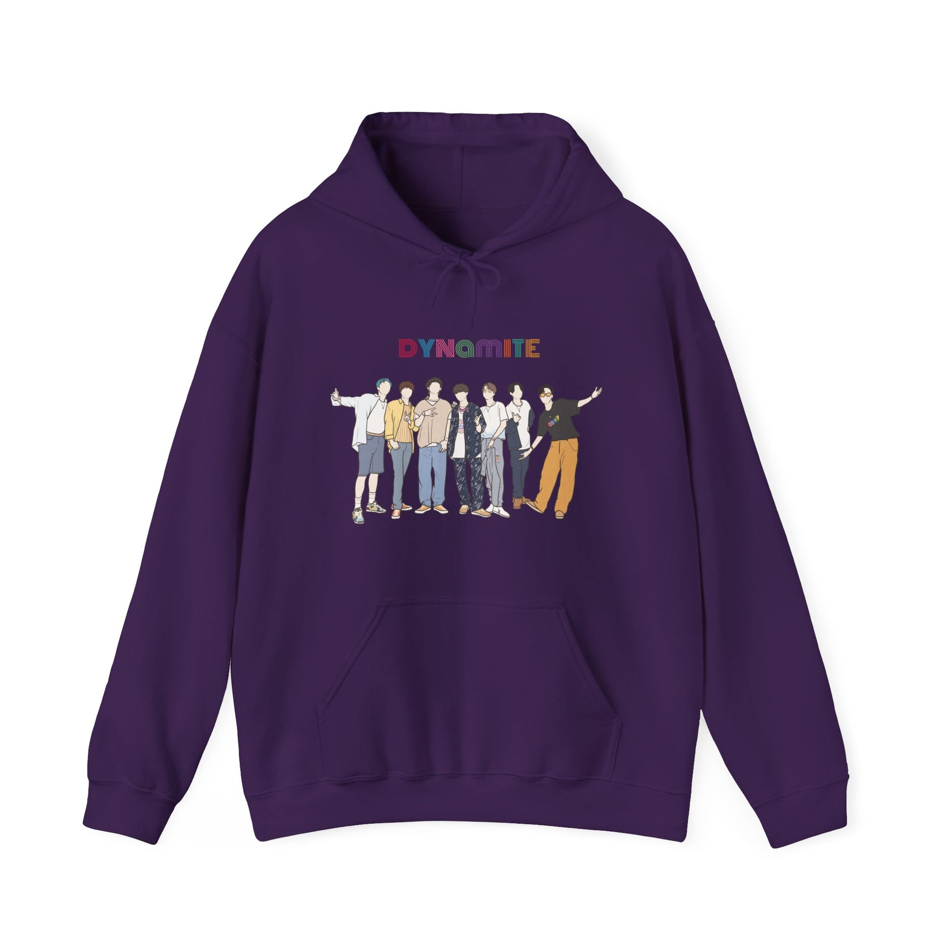 Dynamite-Inspired Kpop Hoodie – Retro Vibe Hooded Sweatshirt for ARMY and Korean Pop Fans
