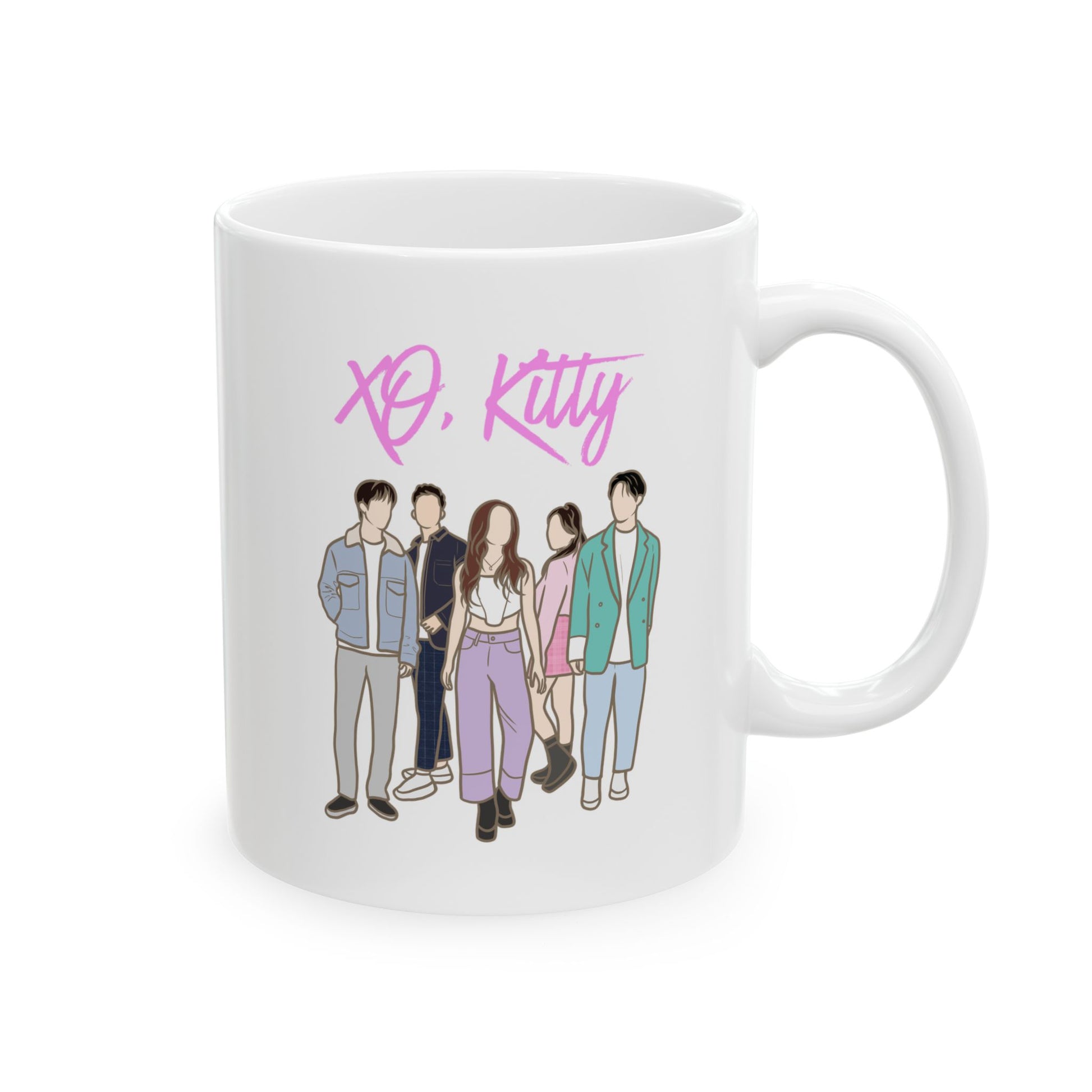 XO, Kitty Mug – Netflix-Inspired Korean Romance Cup for Young Drama Fans