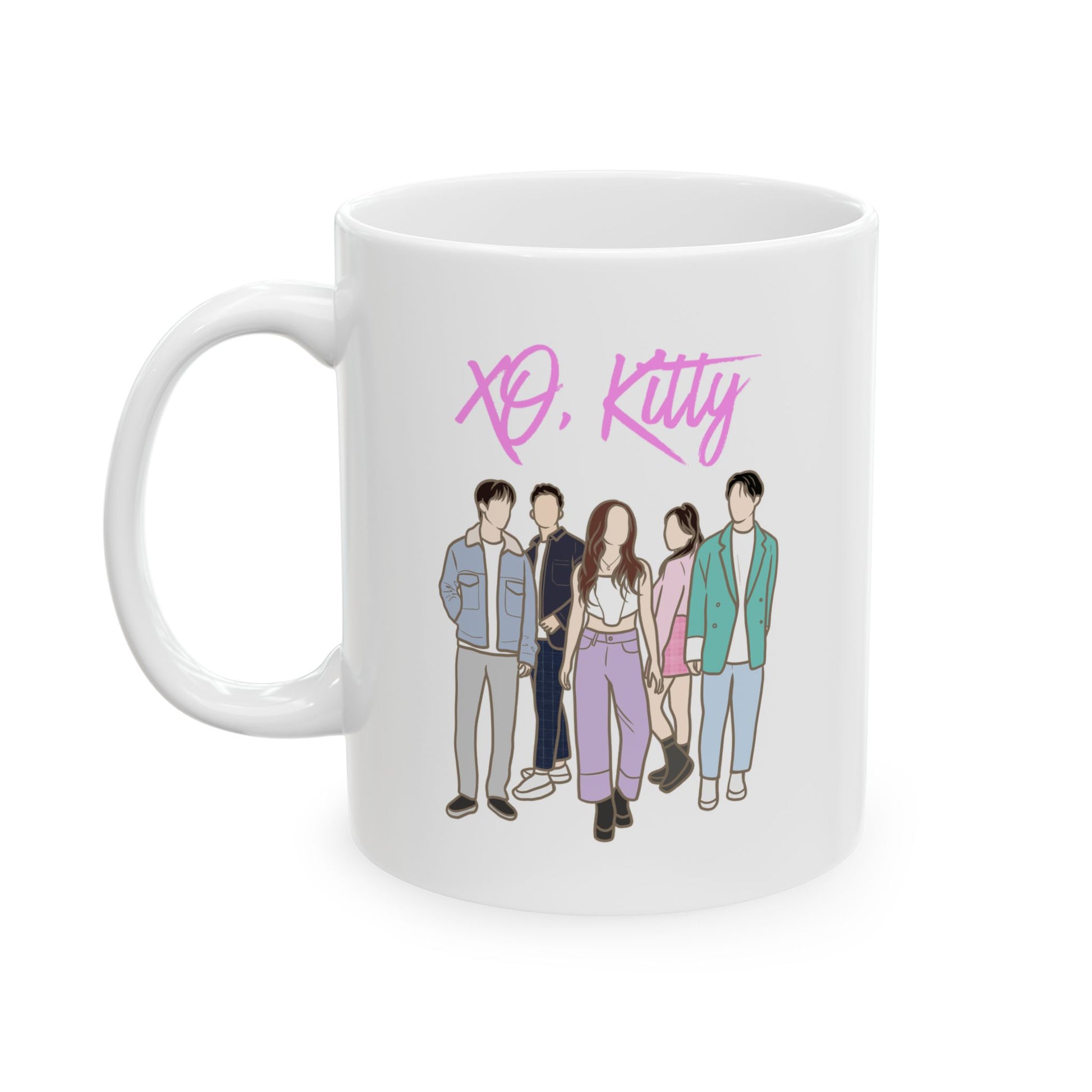 XO, Kitty Mug – Netflix-Inspired Korean Romance Cup for Young Drama Fans