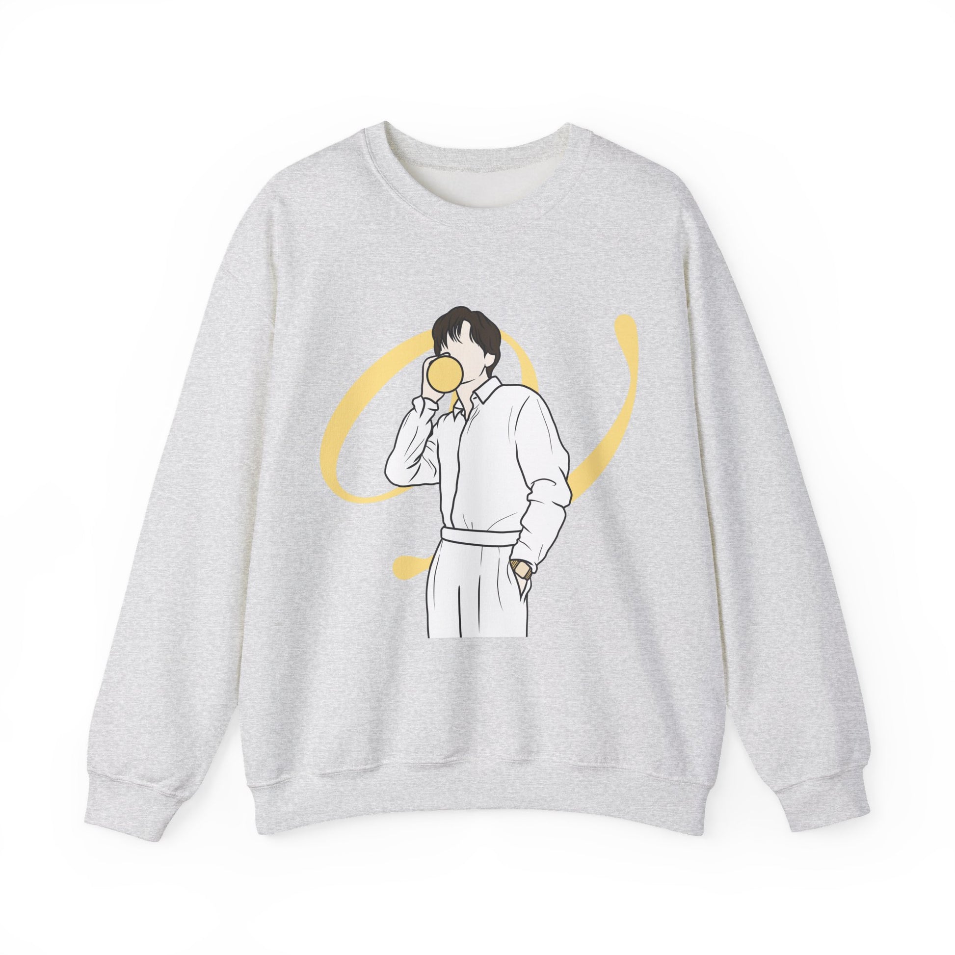 Taehyung-Inspired Kpop Sweatshirt – Fanart Unisex Crewneck for ARMY and Bangtan Style Fans