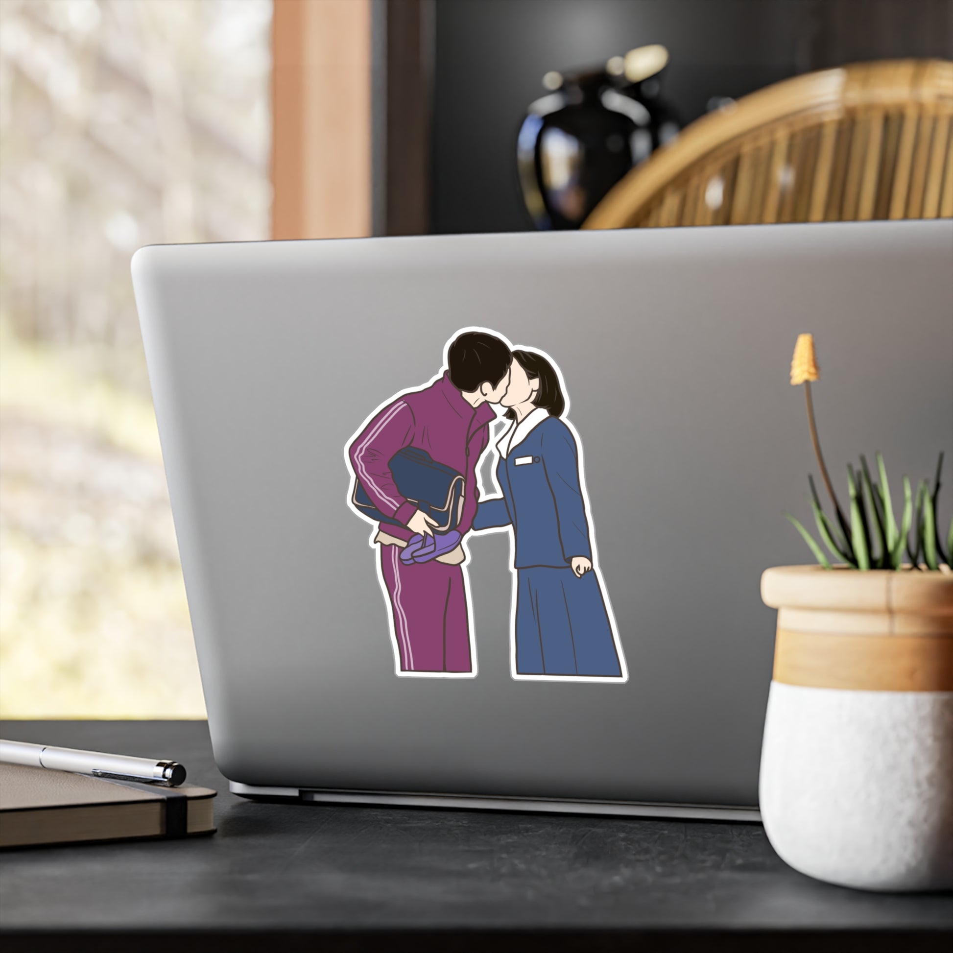 When Life Gives You Tangerines Kdrama Sticker – Kiss-Cut Fanart for Fans of Quiet Healing Dramas