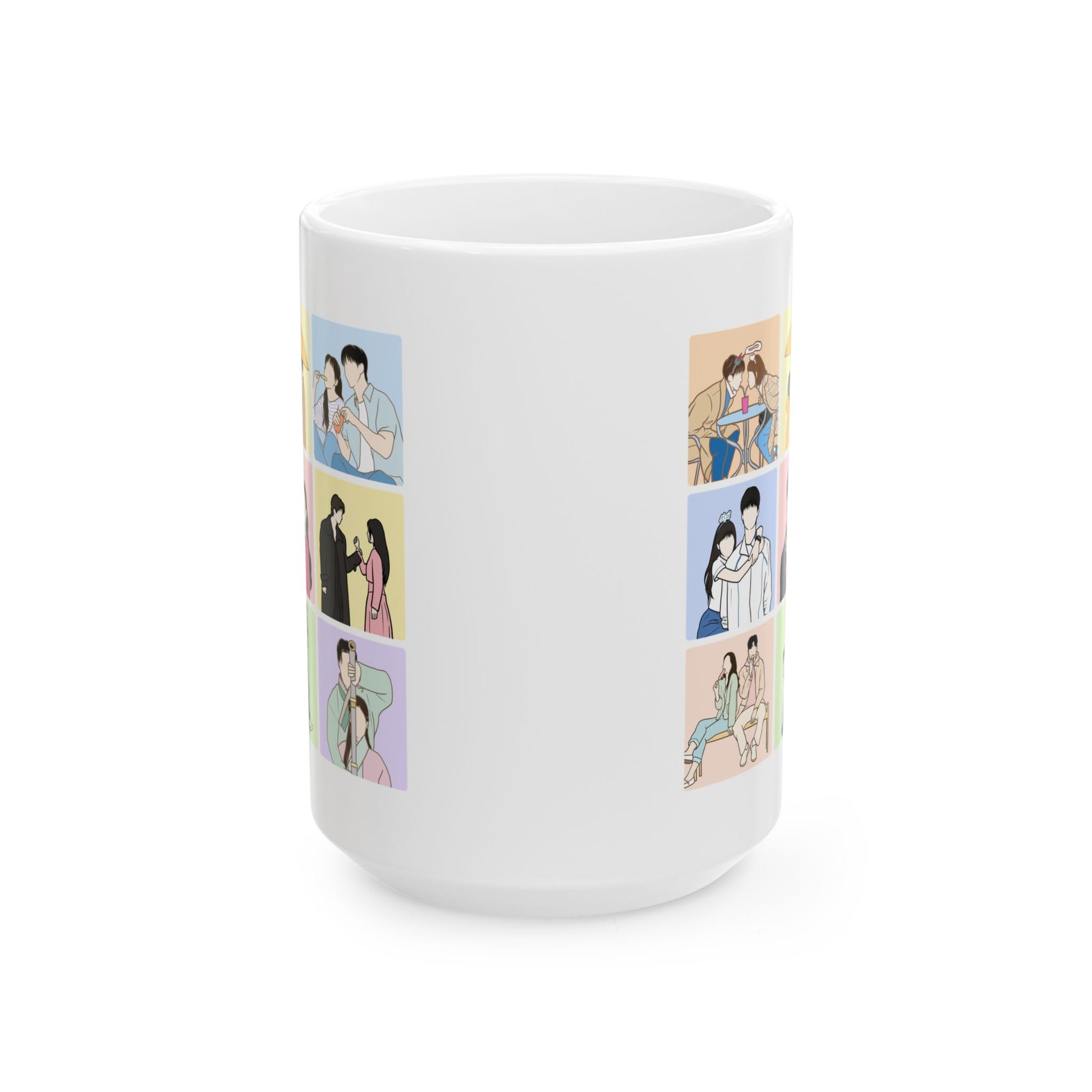 K-Drama Collage Mug – 11oz & 15oz Korean Style Gift for Kdrama Fans