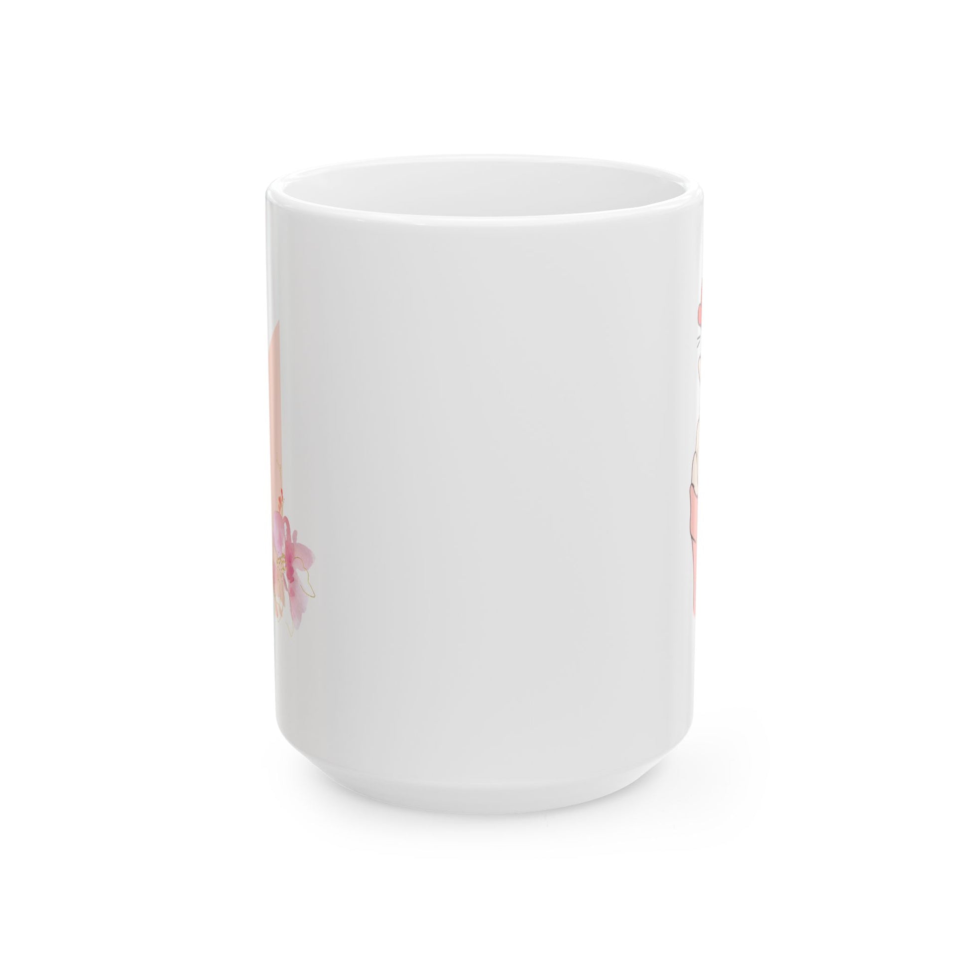 Kpop Logo Mug with Korean Heart – 11oz & 15oz Glossy Fan Gift