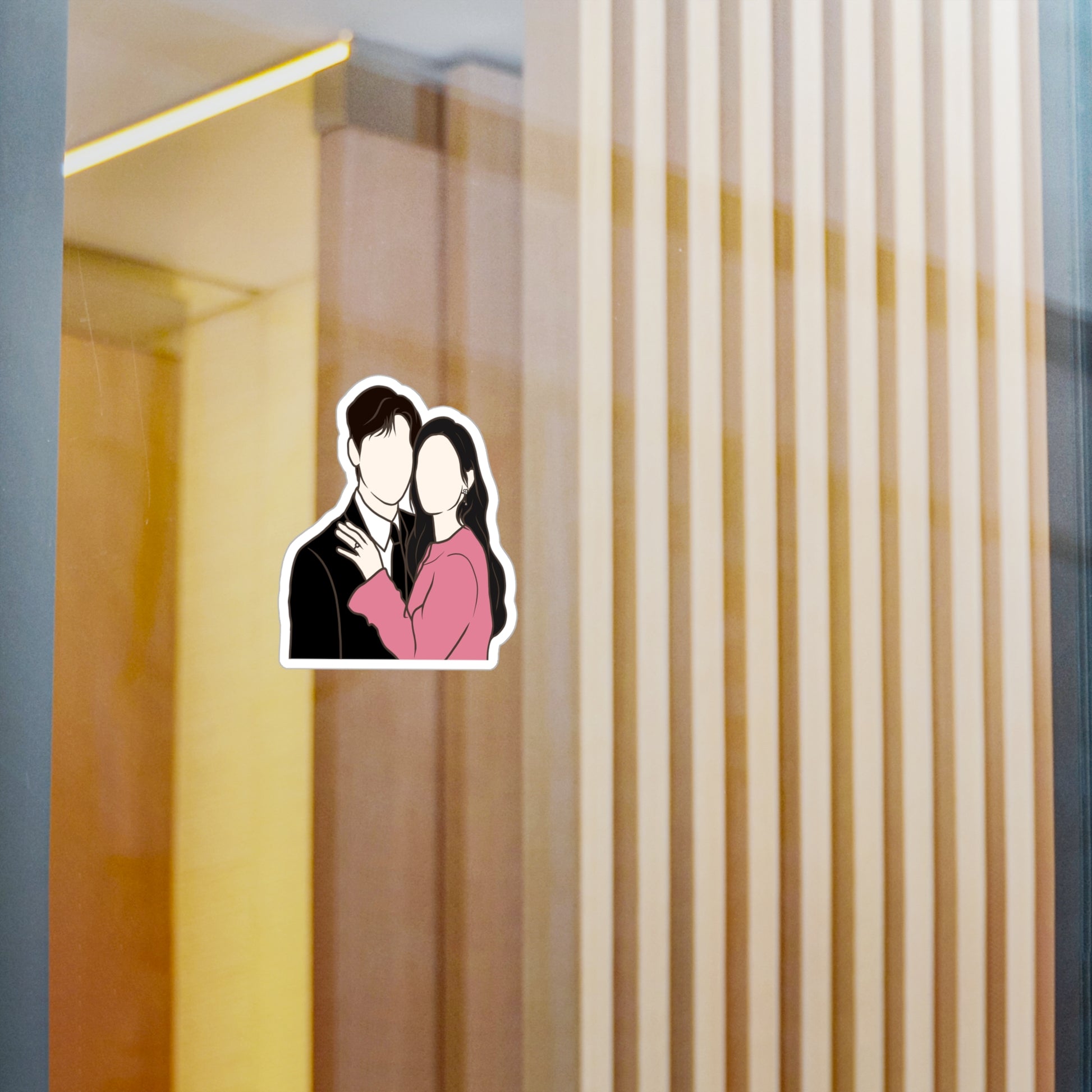 Queen of Tears Kdrama Sticker – Kiss-Cut Fanart for Emotional Romance Fans