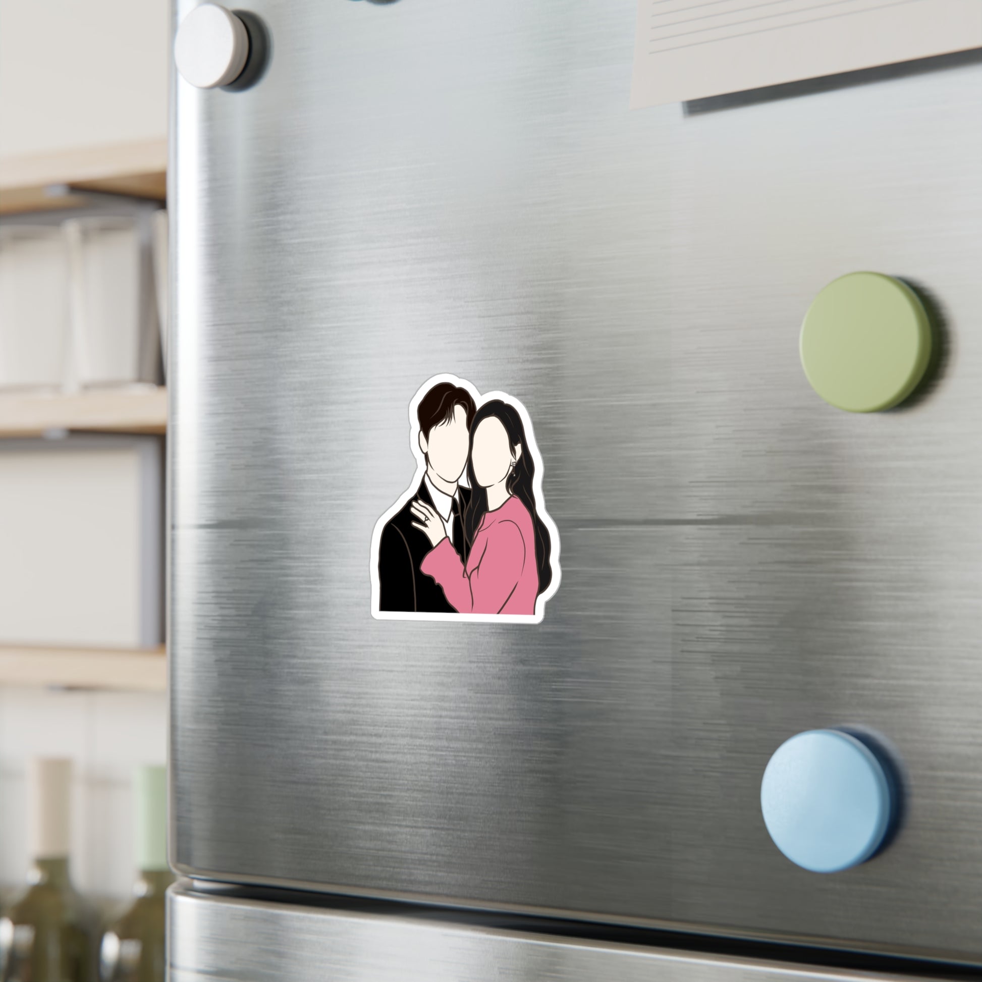 Queen of Tears Kdrama Sticker – Kiss-Cut Fanart for Emotional Romance Fans