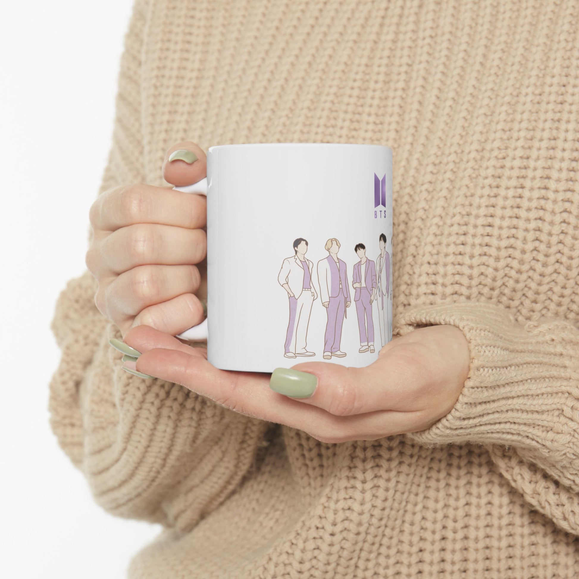 Minimal Kpop Mug – Flim Out Style Gift for ARMYs & Kpop Lovers