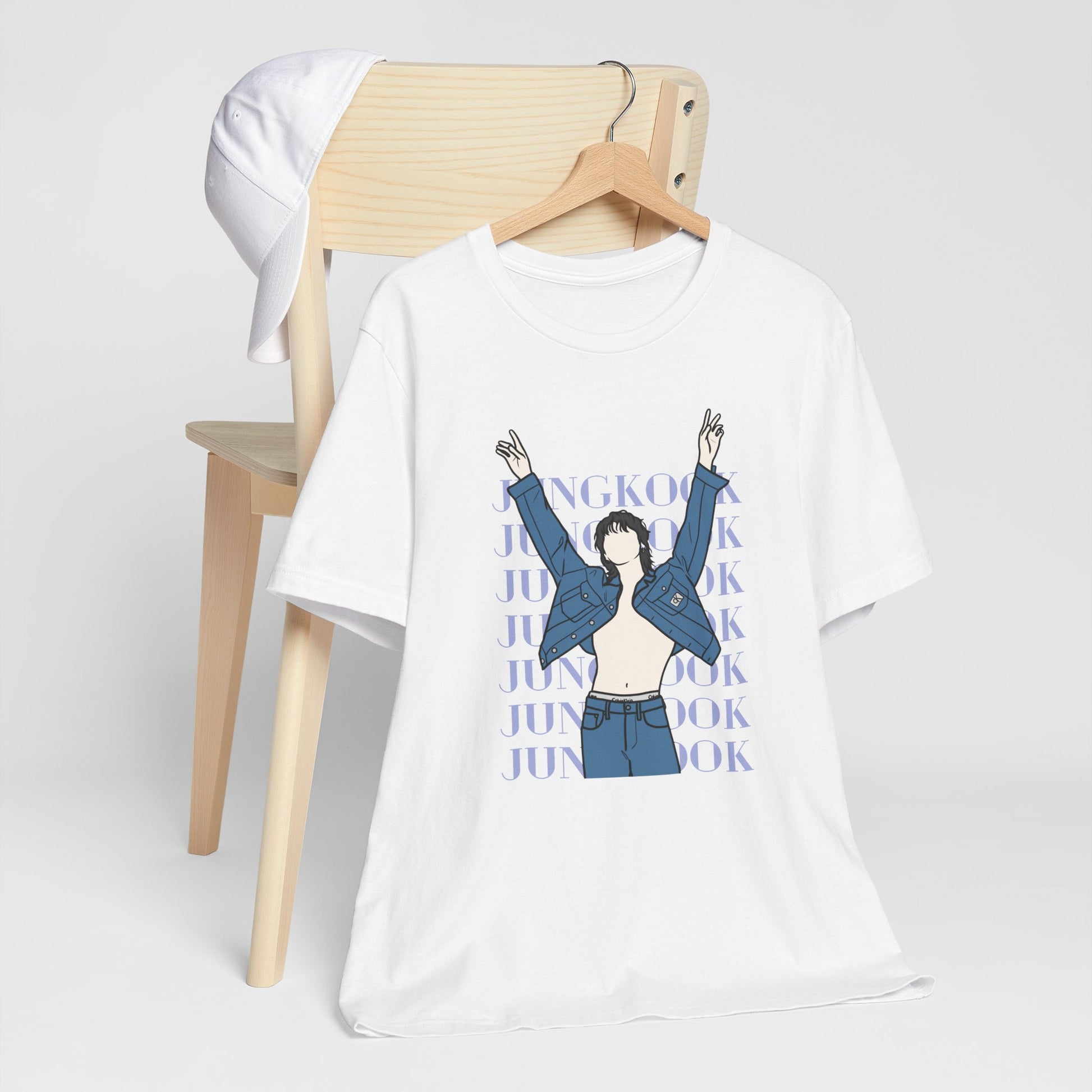 Jungkook-Inspired T-Shirt – Unisex Kpop Tee Featuring CK Style Design