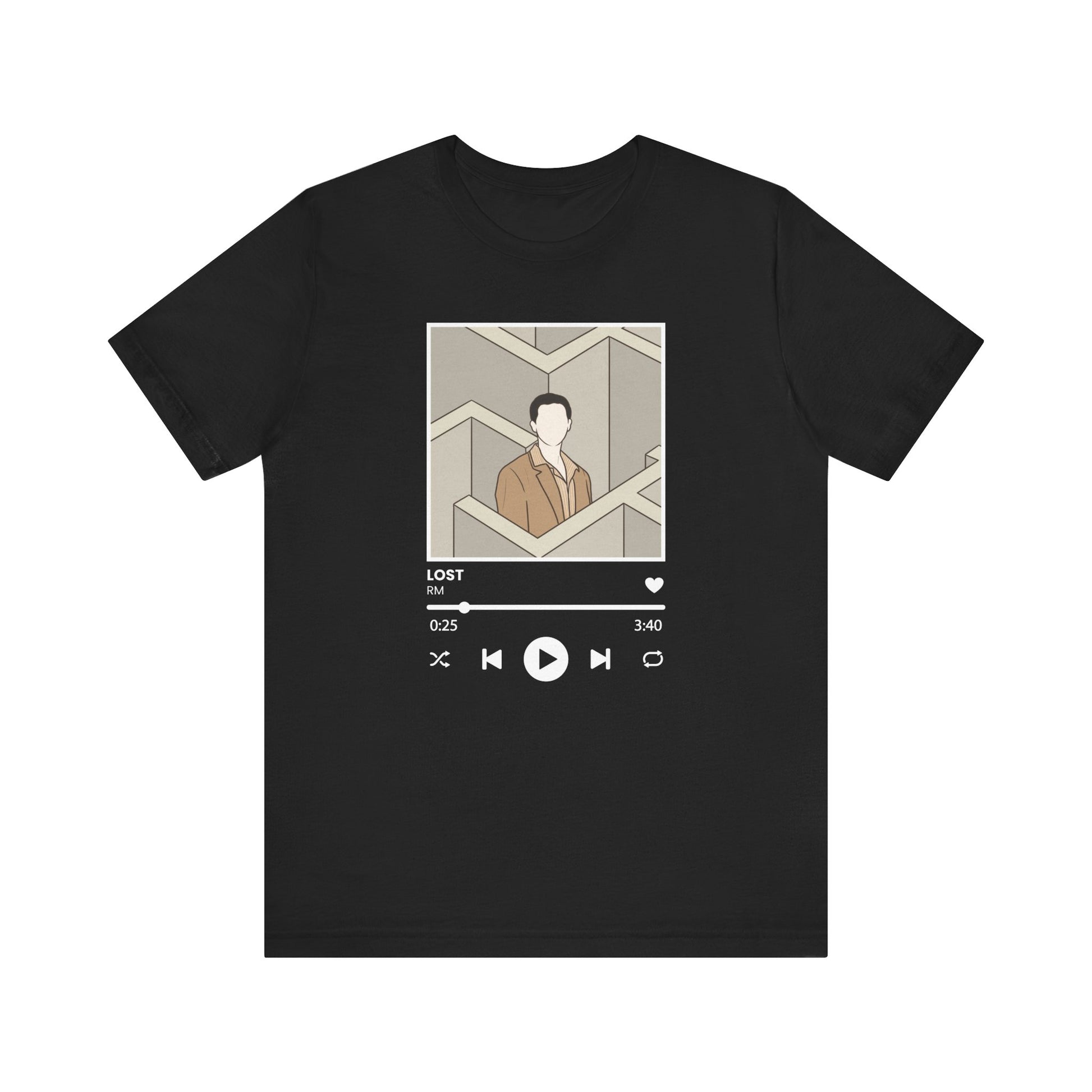 RM Lost-Inspired Kpop T-Shirt – Namjoon Fan Tee for ARMY and Korean Pop Lovers