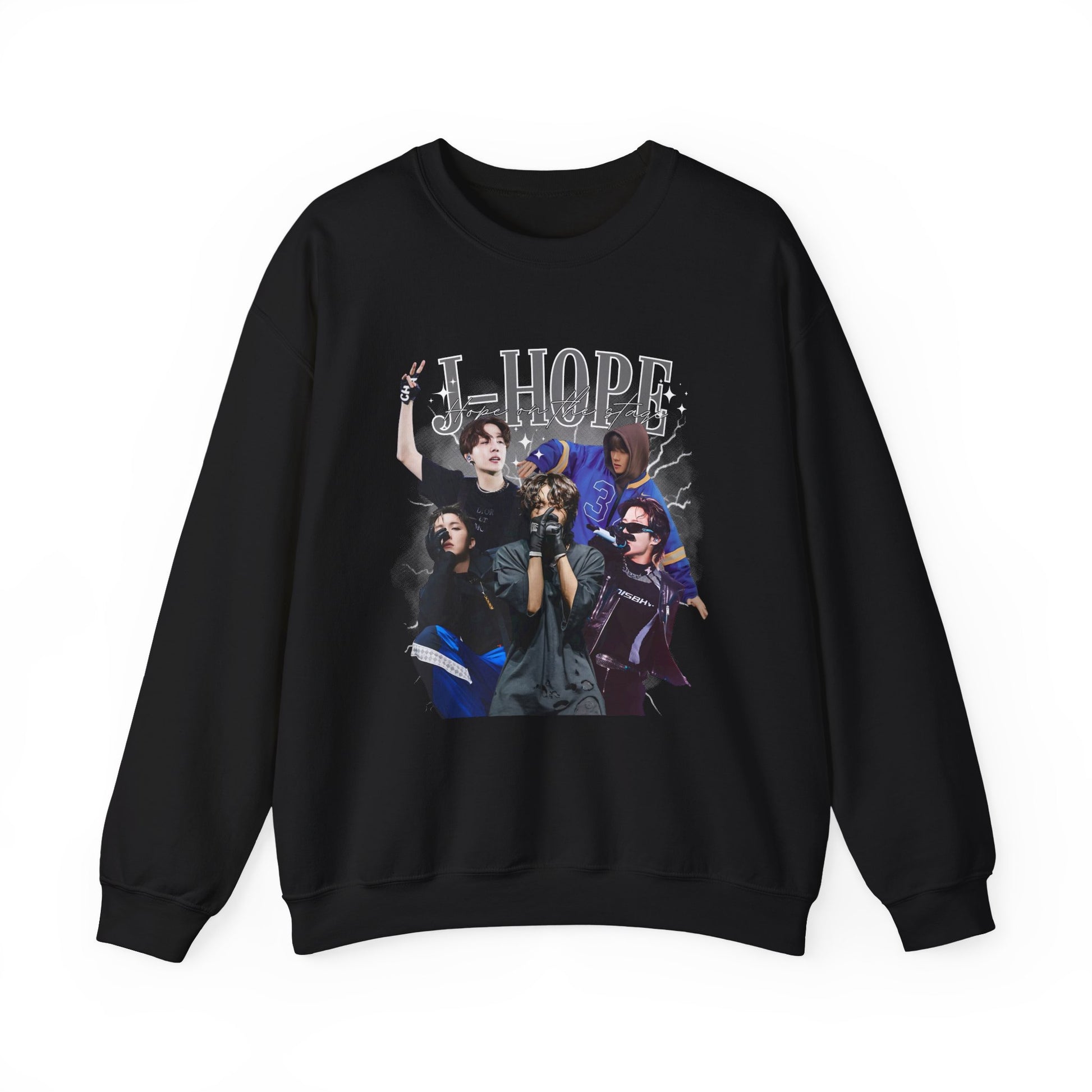 J-Hope ‘Hope on the Stage’ Kpop Sweatshirt – Unisex Crewneck for ARMY and Korean Pop Merch Lovers