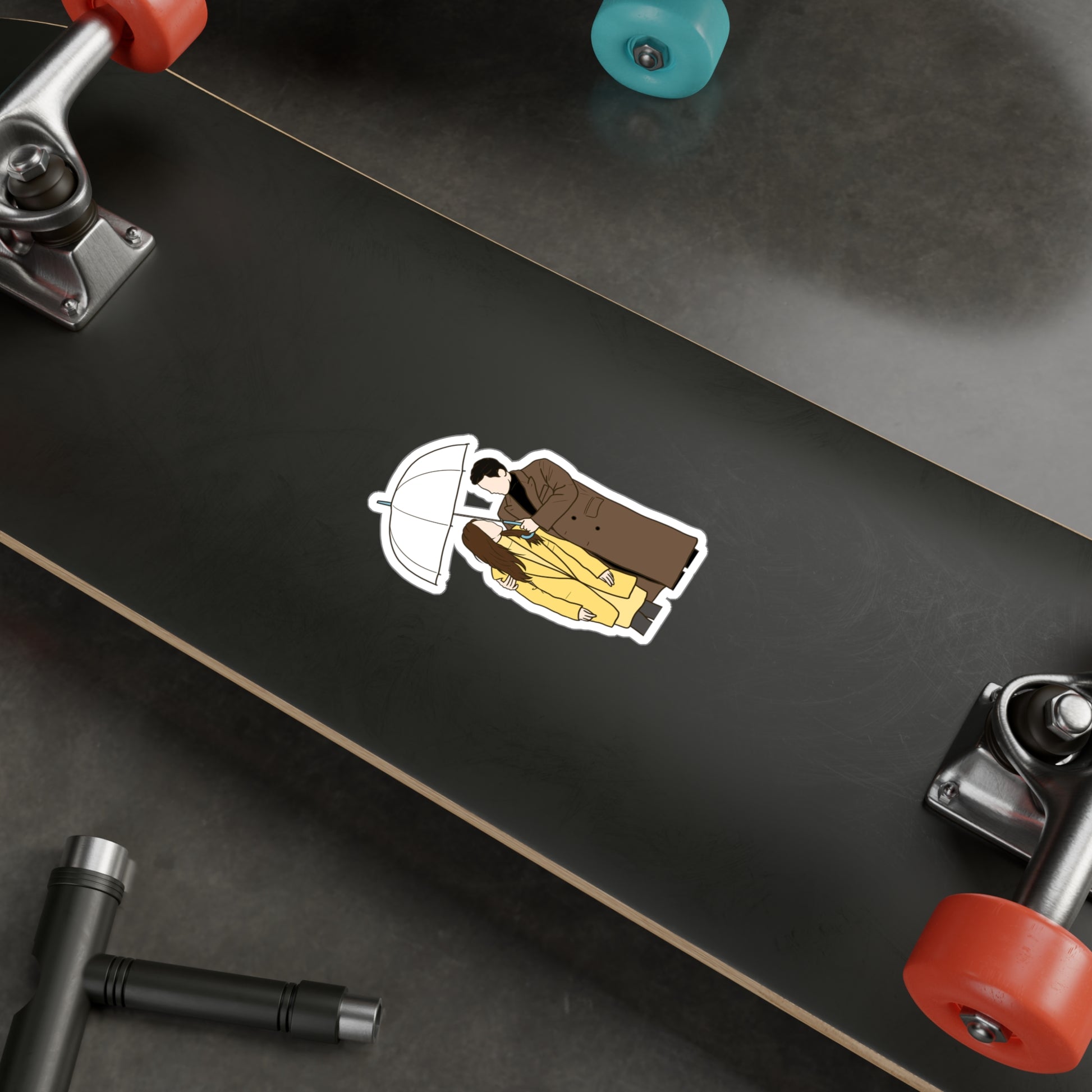 Crash Landing on You Kdrama Sticker – Kiss-Cut Fanart for Classic Romance Fans