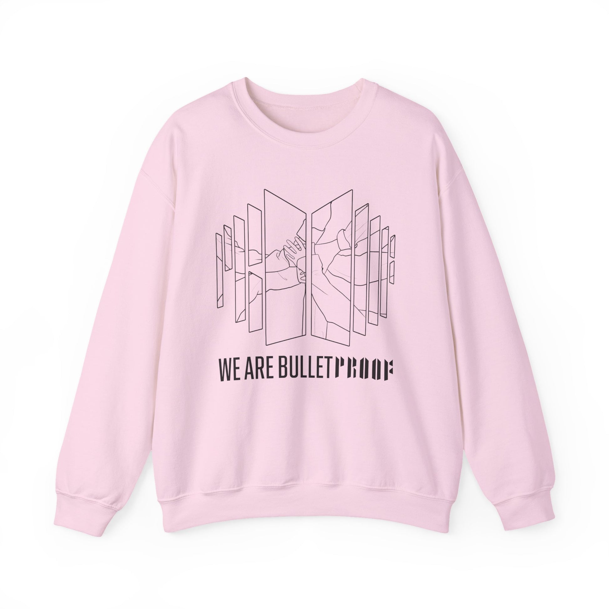 Bulletproof-Inspired Kpop Sweatshirt – Bangtan Proof Album Crewneck for ARMY and Korean Pop Fans