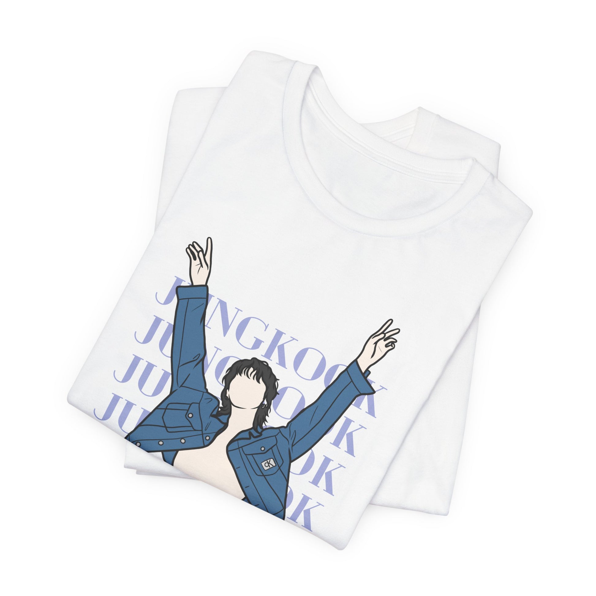 Jungkook-Inspired T-Shirt – Unisex Kpop Tee Featuring CK Style Design